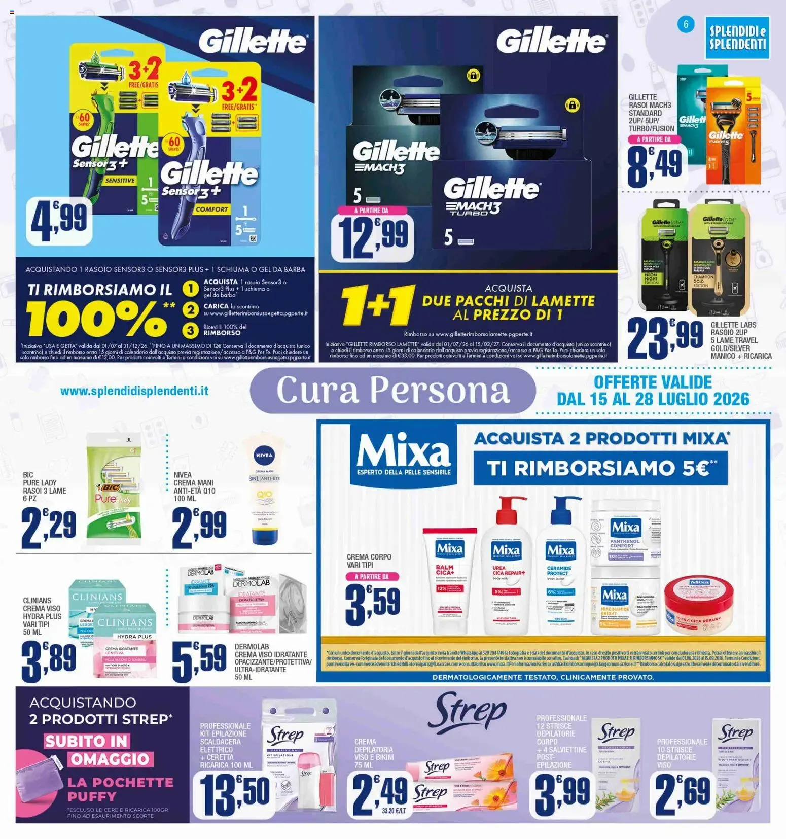 Splendidi e Splendenti volantino dal 15/07/2026 - online Offerte da 15 luglio a 28 luglio di 2026 - Pagina del volantino 6