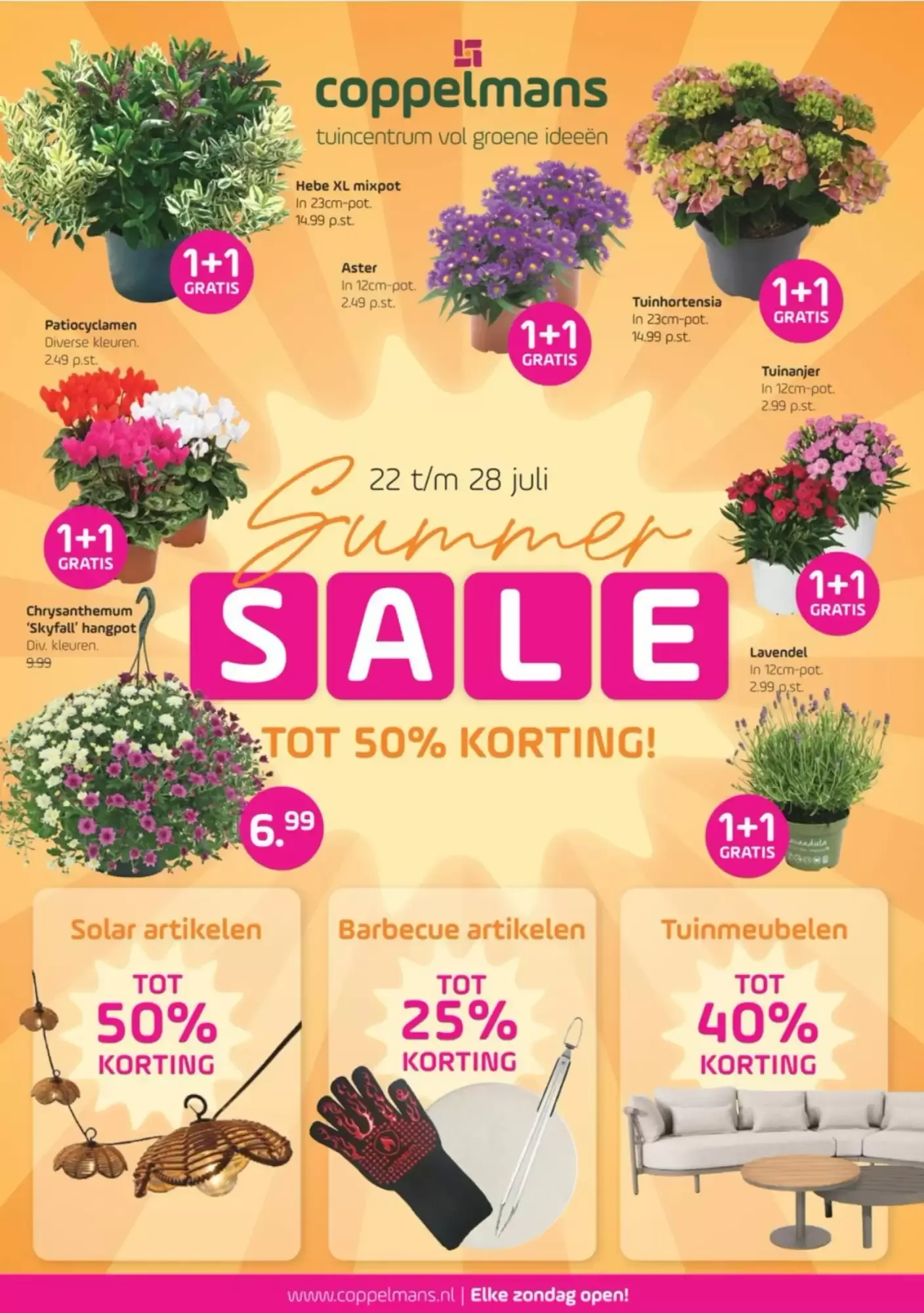 Coppelmans Summer SALE van 22 juli tot 28 juli 2026 - Folder pagina 1