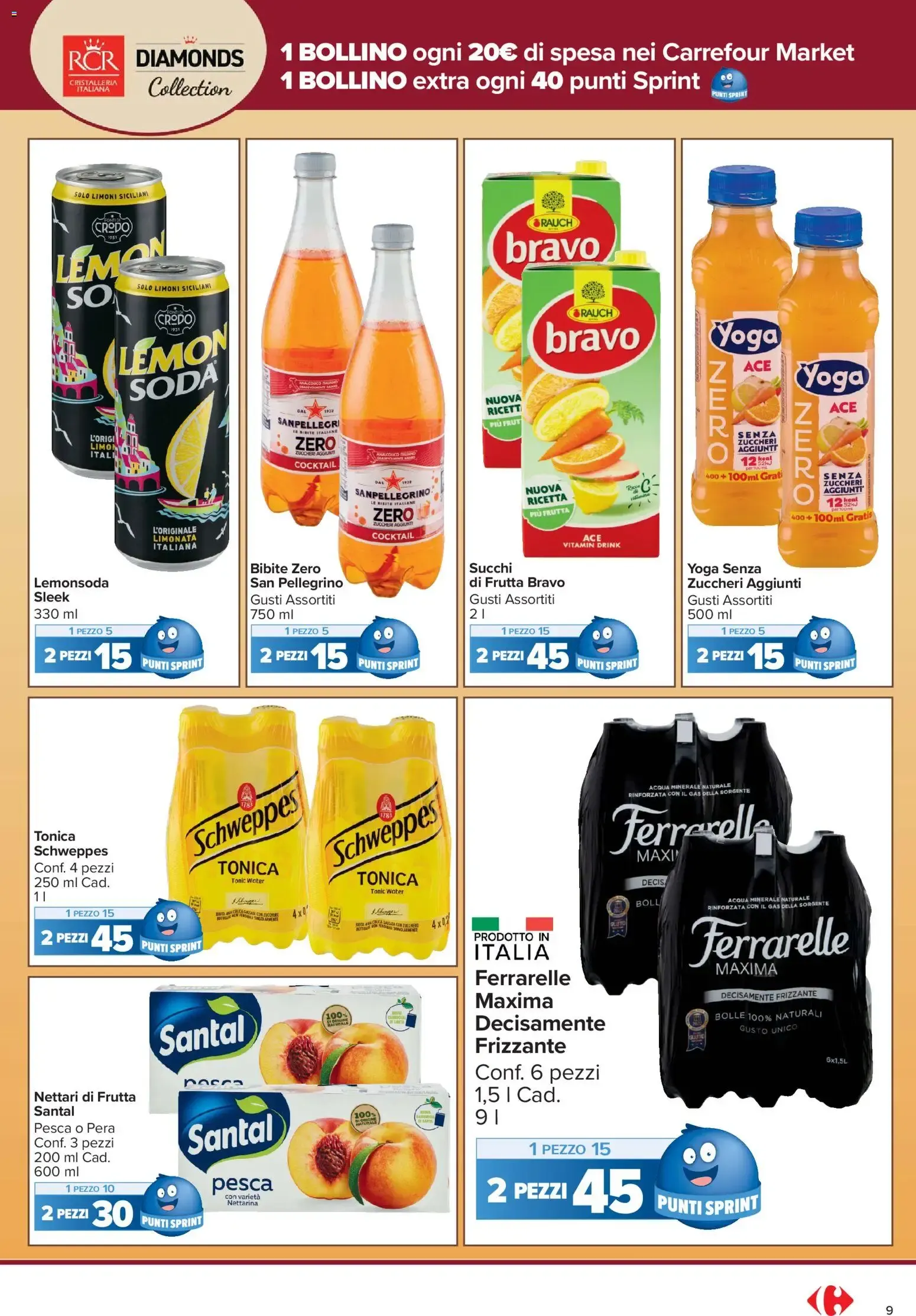Carrefour Market: La tua carta SpesAmica Payback vola con i Punti Sprint da 13 ottobre a 25 ottobre di 2026 - Pagina del volantino 9