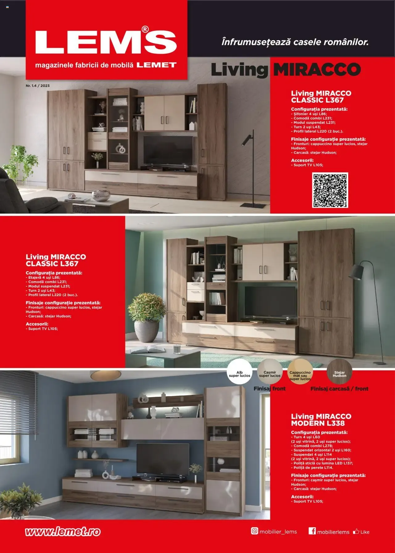 Catalog Lem’s catalog - Living și Dormitor Miracco - Oferta 20.11.2023 - 31.01.2027 de la 20 noiembrie până la 31 ianuarie 2027 - Revista Pagina 1