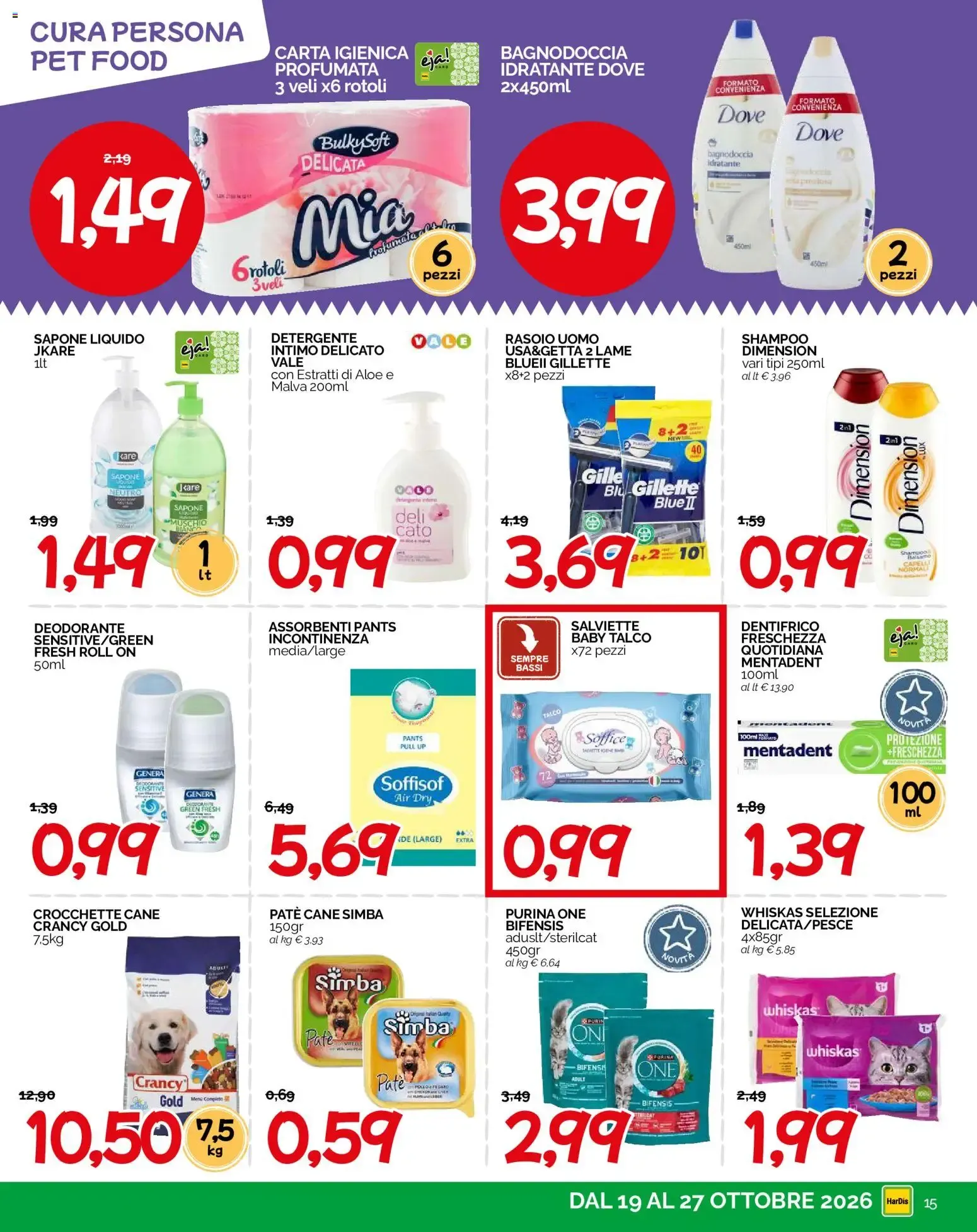 HarDis volantino dal 19/10/2026 - online Offerte da 19 ottobre a 27 ottobre di 2026 - Pagina del volantino 15