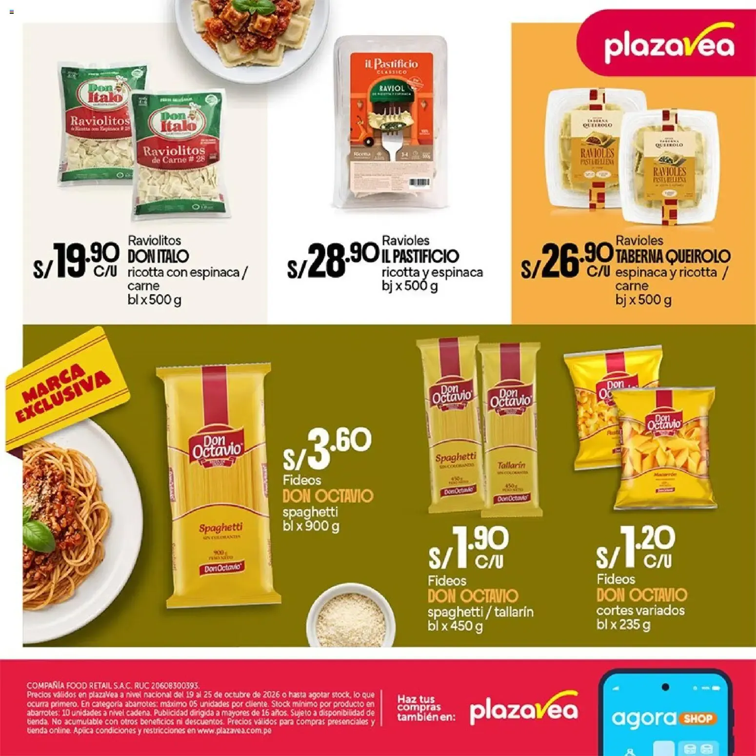 Catalogo de Catálogo Plaza Vea - Aviso dia pasta online del 19/10/2026 19 de octubre al 25 de octubre 2026 - Pag 2