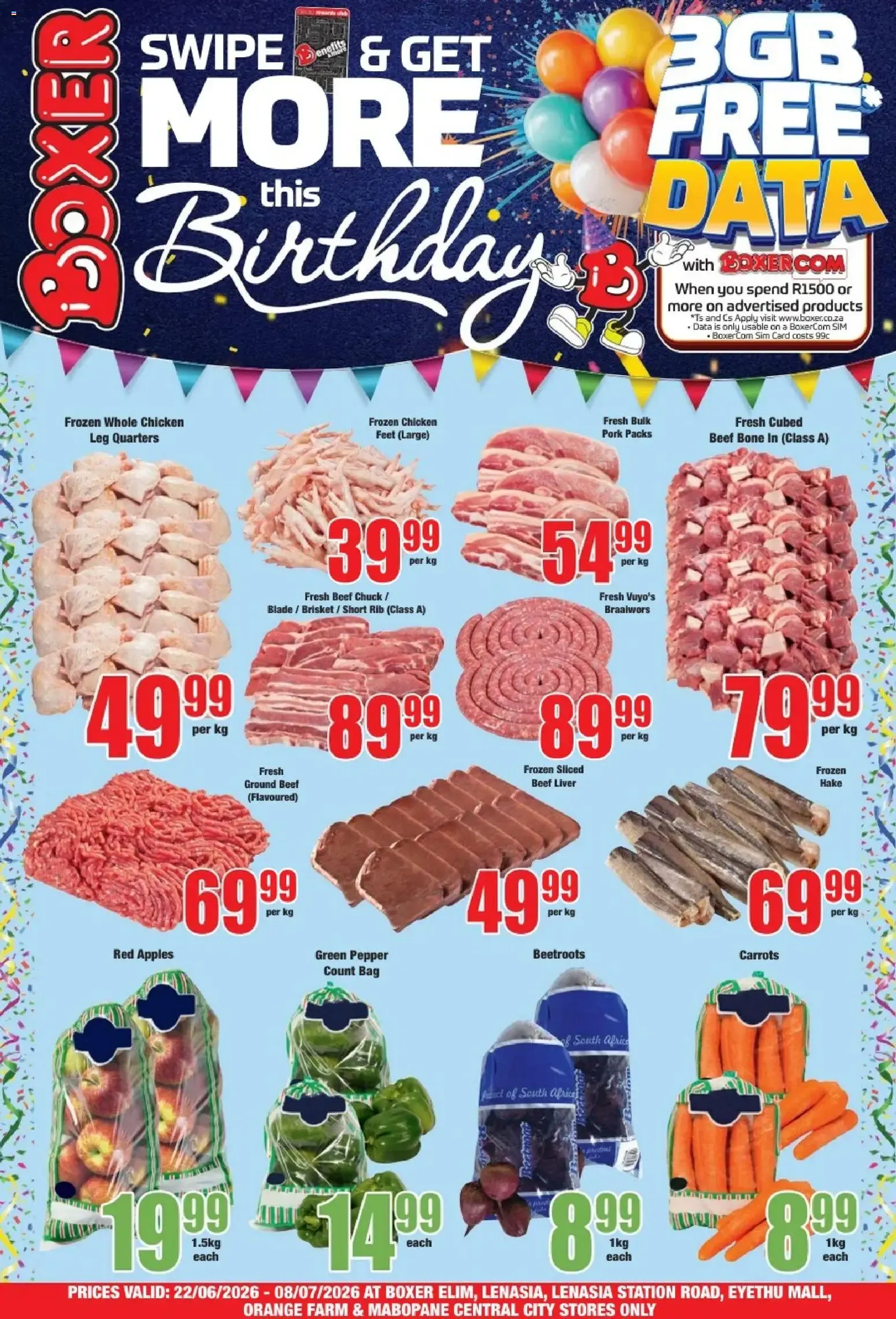 Boxer Gauteng - Elim Specials (22/06/2026 - 08/07/2026) Online from 22 June to 8 July 2026 - Catalogue Page 1