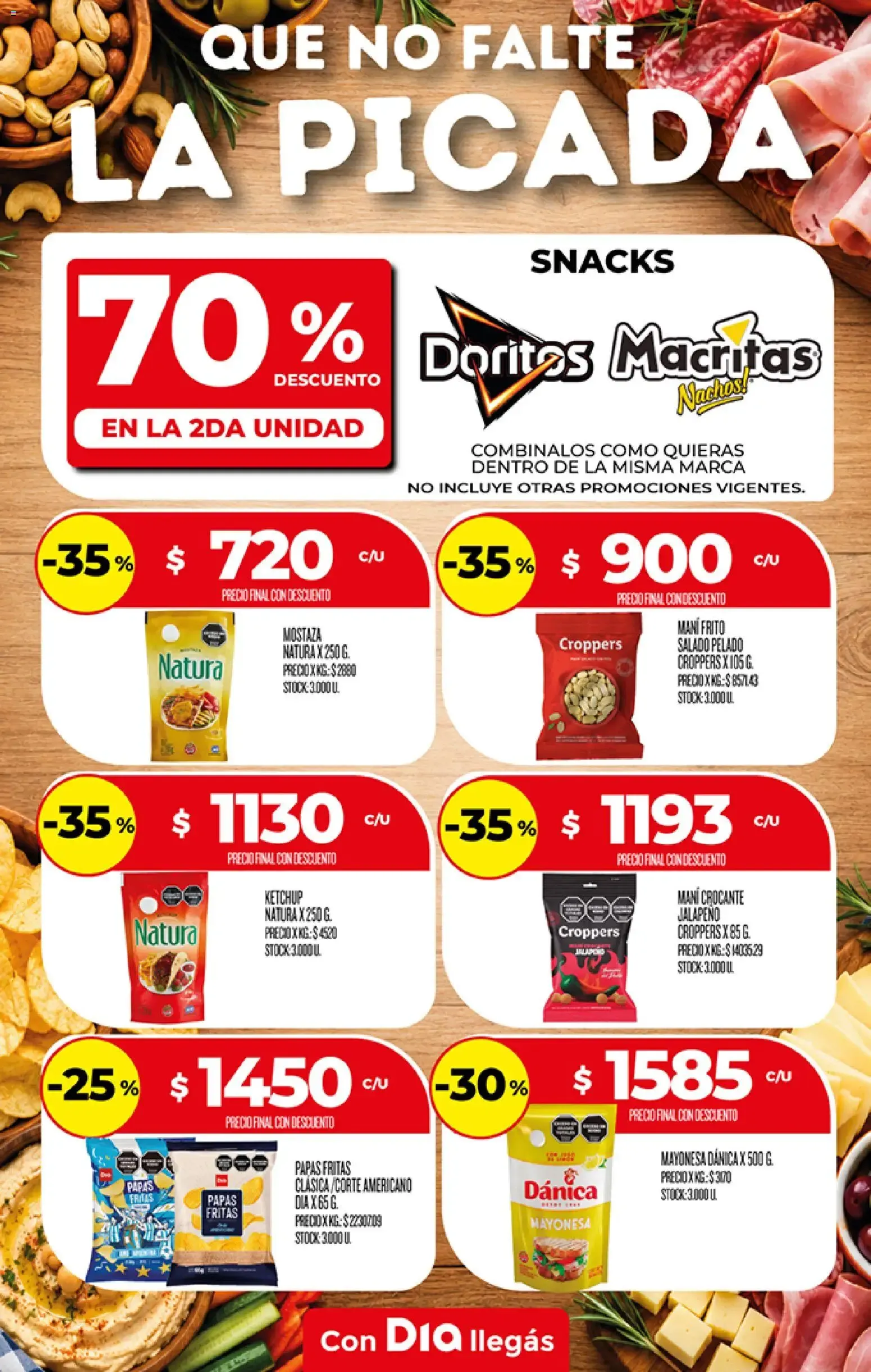 Ofertas de Supermercado DIA - Especial Picada del 07/10/2026 - 13/10/2026 7 de octubre al 13 de octubre 2026 - Página 1 del catálogo