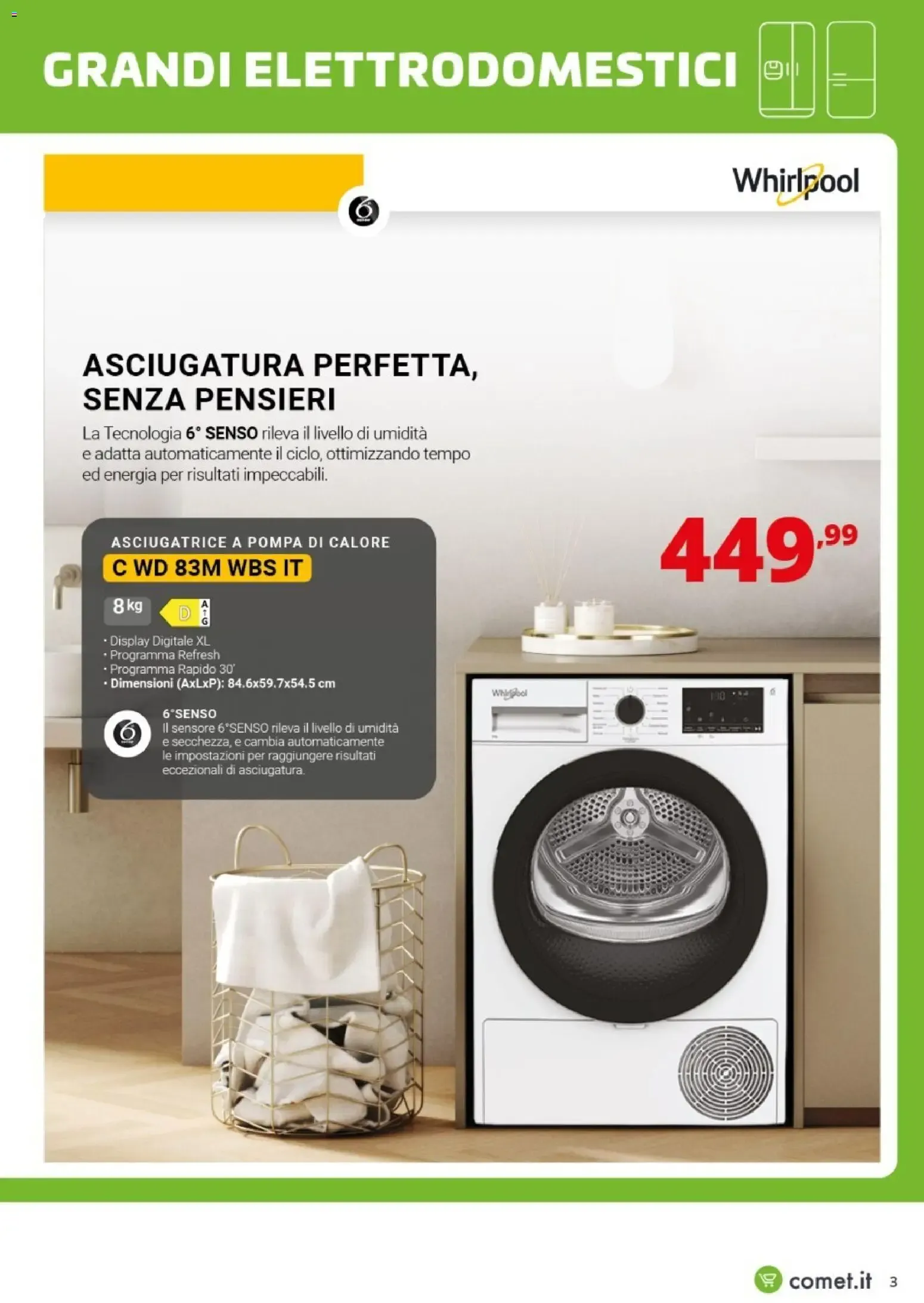 Nuovo Comet volantino Whirlpool, Beko, Hotpoint e Indesit dal 13/10/2026 > offerte anteprima 🛍️ da 13 ottobre a 21 ottobre di 2026 - Pagina del volantino 3