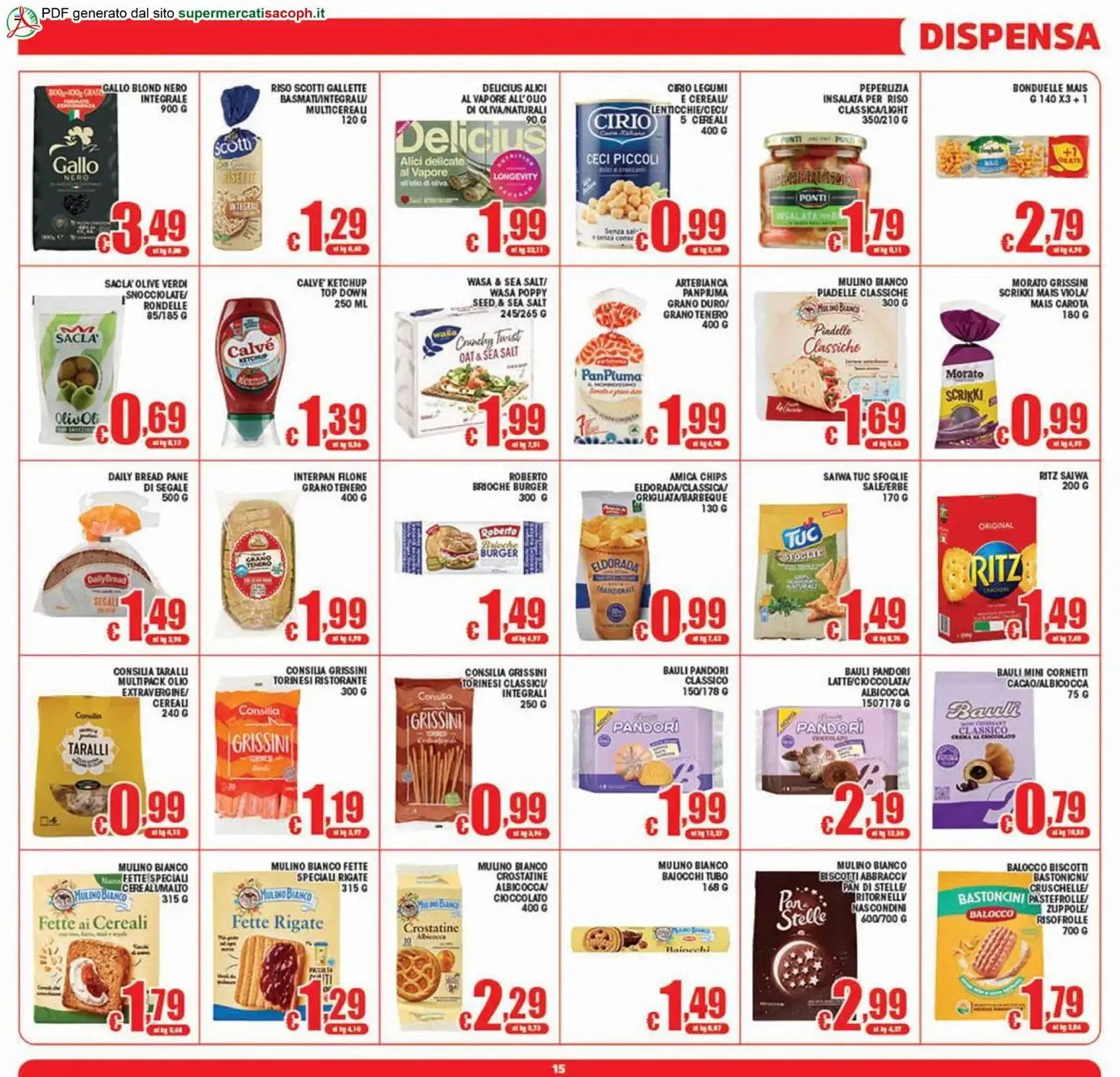 Sacoph volantino dal 21/08/2026 - online Offerte da 21 agosto a 1 settembre di 2026 - Pagina del volantino 15