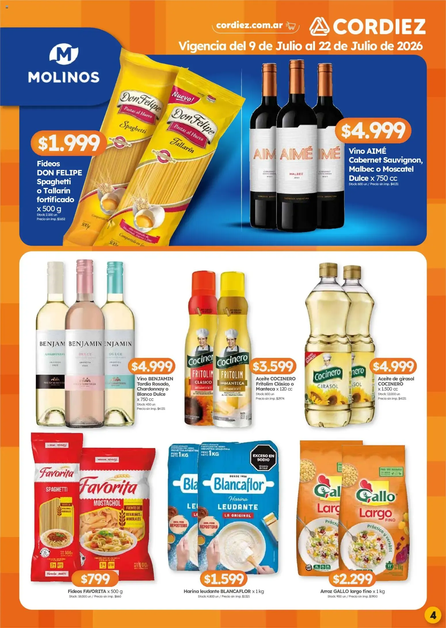 Ofertas de Cordiez ofertas || del 09/07/2026 - 22/07/2026 || Catálogo 9 de julio al 22 de julio 2026 - Página 4 del catálogo