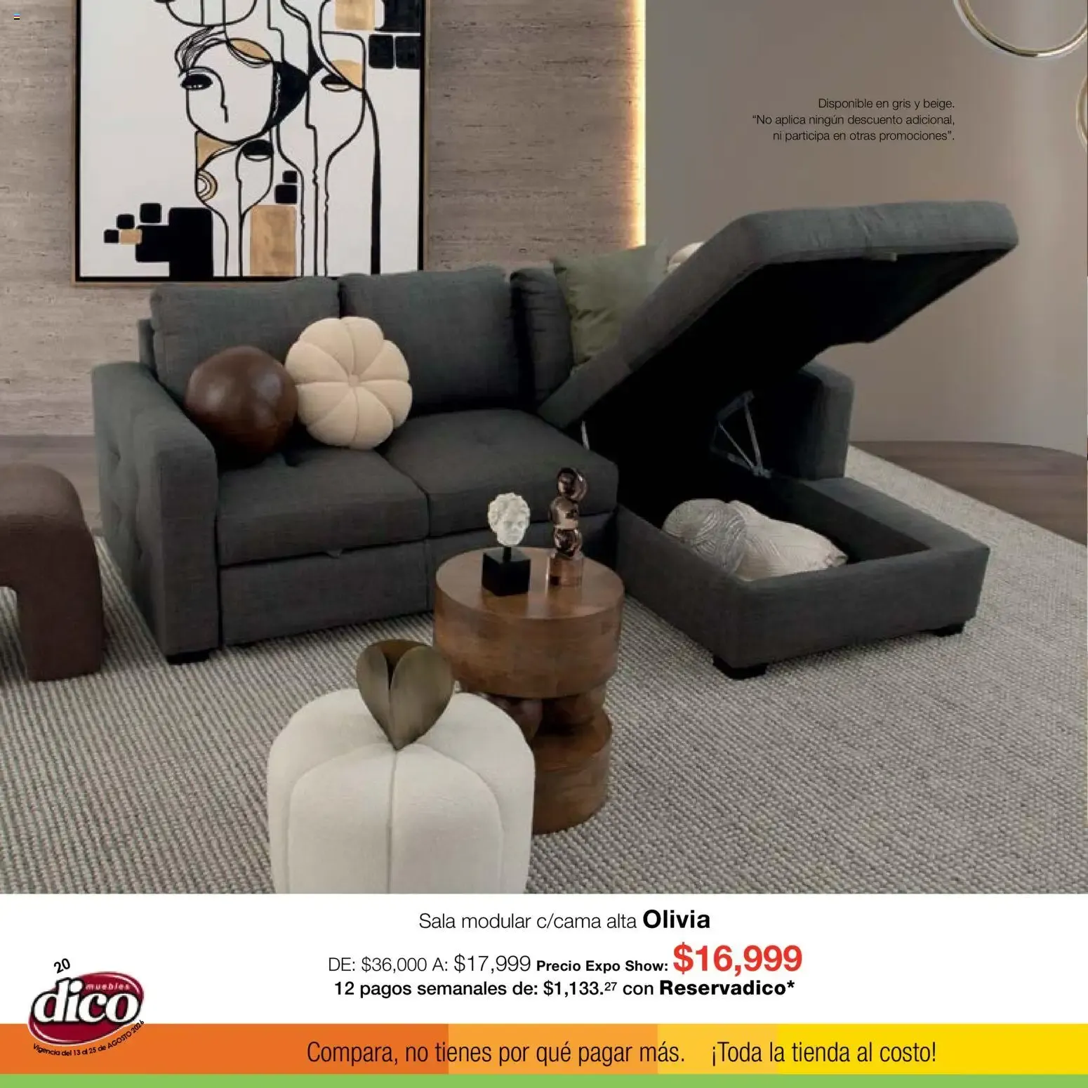 Catálogo de Muebles Dico catálogo Expo Show (13/08/2026 - 25/08/2026) - catálogo en línea 13 de agosto al 25 de agosto 2026 - Pagina 20
