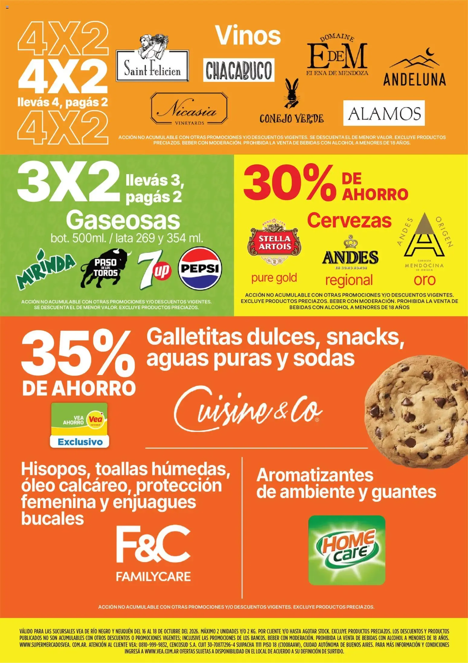 Ofertas de Vea - Fin de semana de Río Negro y Neuquén del 16/10/2026 - 18/10/2026 16 de octubre al 18 de octubre 2026 - Página 2 del catálogo