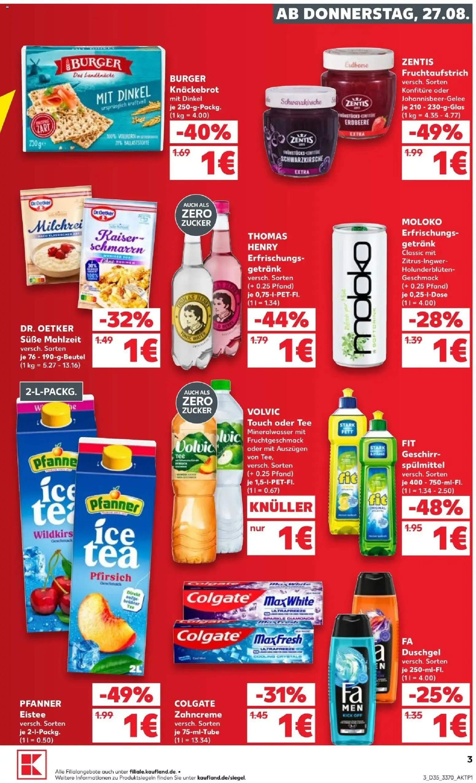 Kaufland Prospekt vom 27.08.2026 – Angebote online von 27. August bis 2. September 2026 - Prospekt seite 3