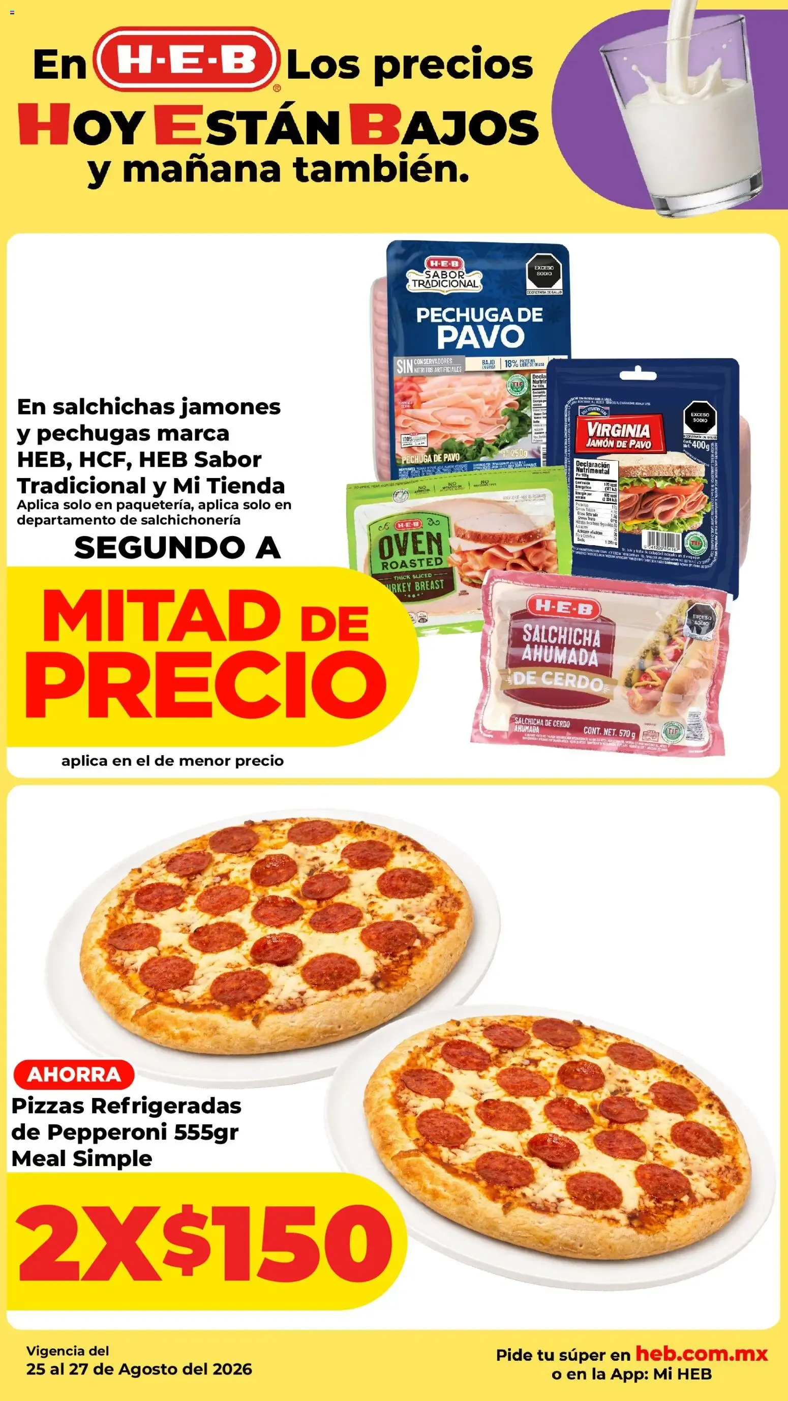 Catálogo de H-E-B folleto Ofertas (25/08/2026 - 27/08/2026) - catálogo en línea 25 de agosto al 27 de agosto 2026 - Pagina 3