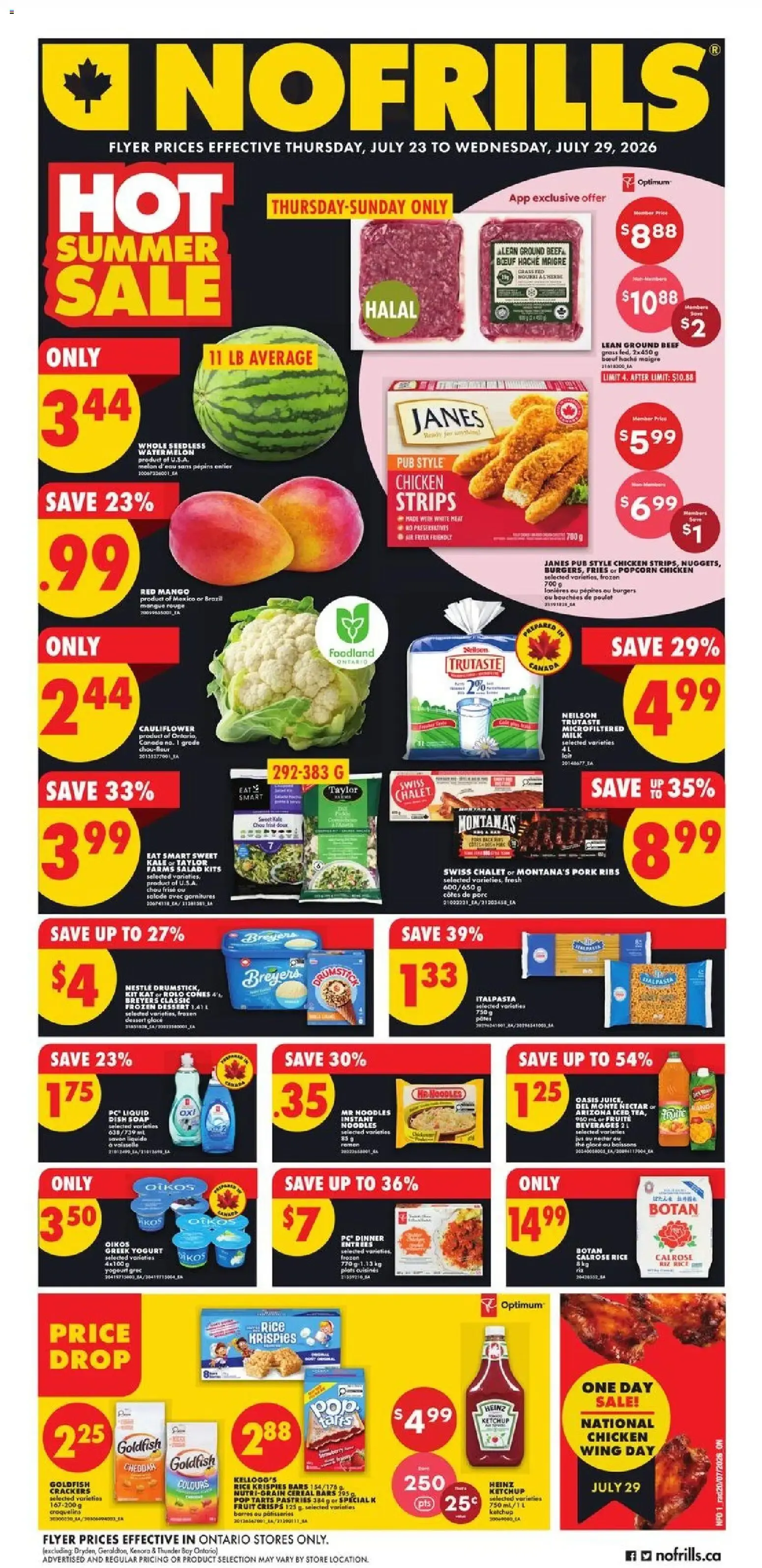 No Frills weekly flyer / circulaire from Jul 23, 2026 > weekly specials & deals