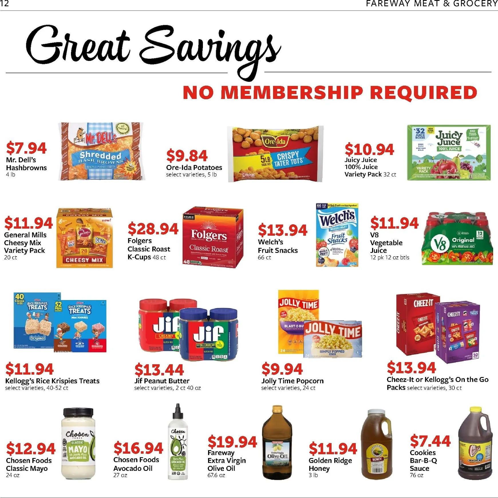 Weekly ad Fareway Meat & Grocery - Iowa State Fair Tickets from July 27 to August 1 2026 - Page 12