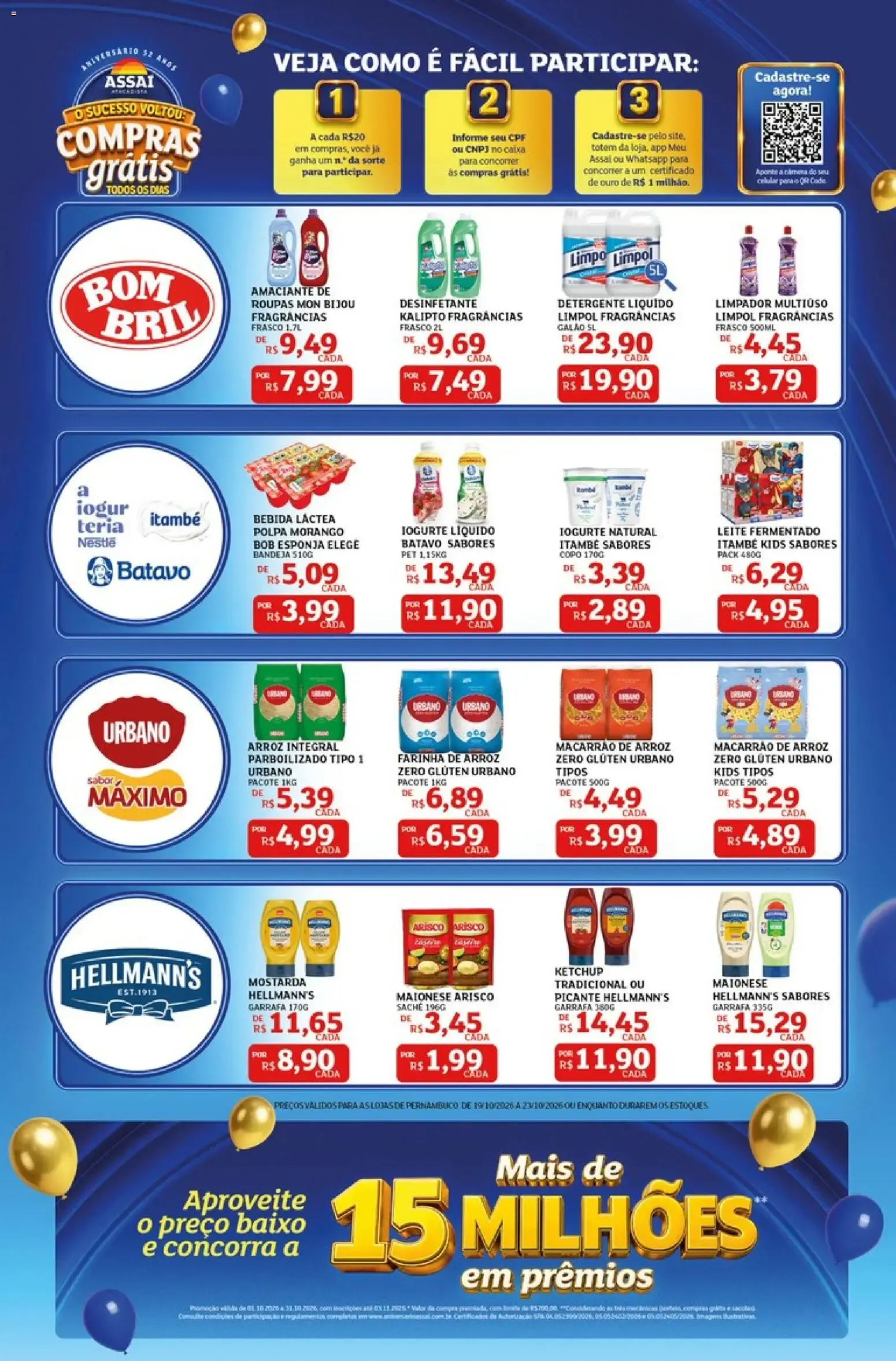 Encarte de Assaí Atacadista ofertas - PE de 19/10/2026 | Promoções Online 19 de outubro até 23 de outubro 2026 - Pagina 3