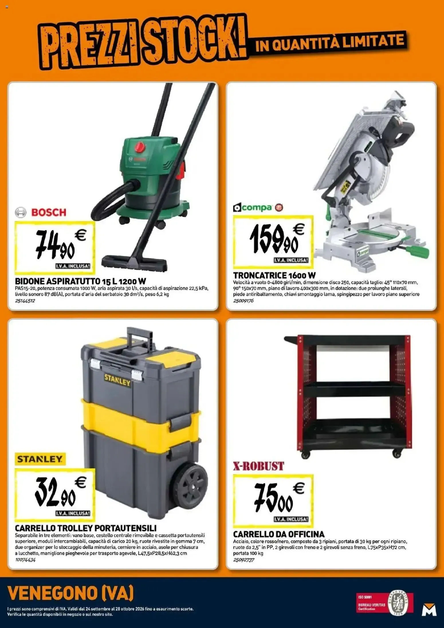 TECNOMAT - Straordinari prezzi stock! da 24 settembre a 28 ottobre di 2026 - Pagina del volantino 20