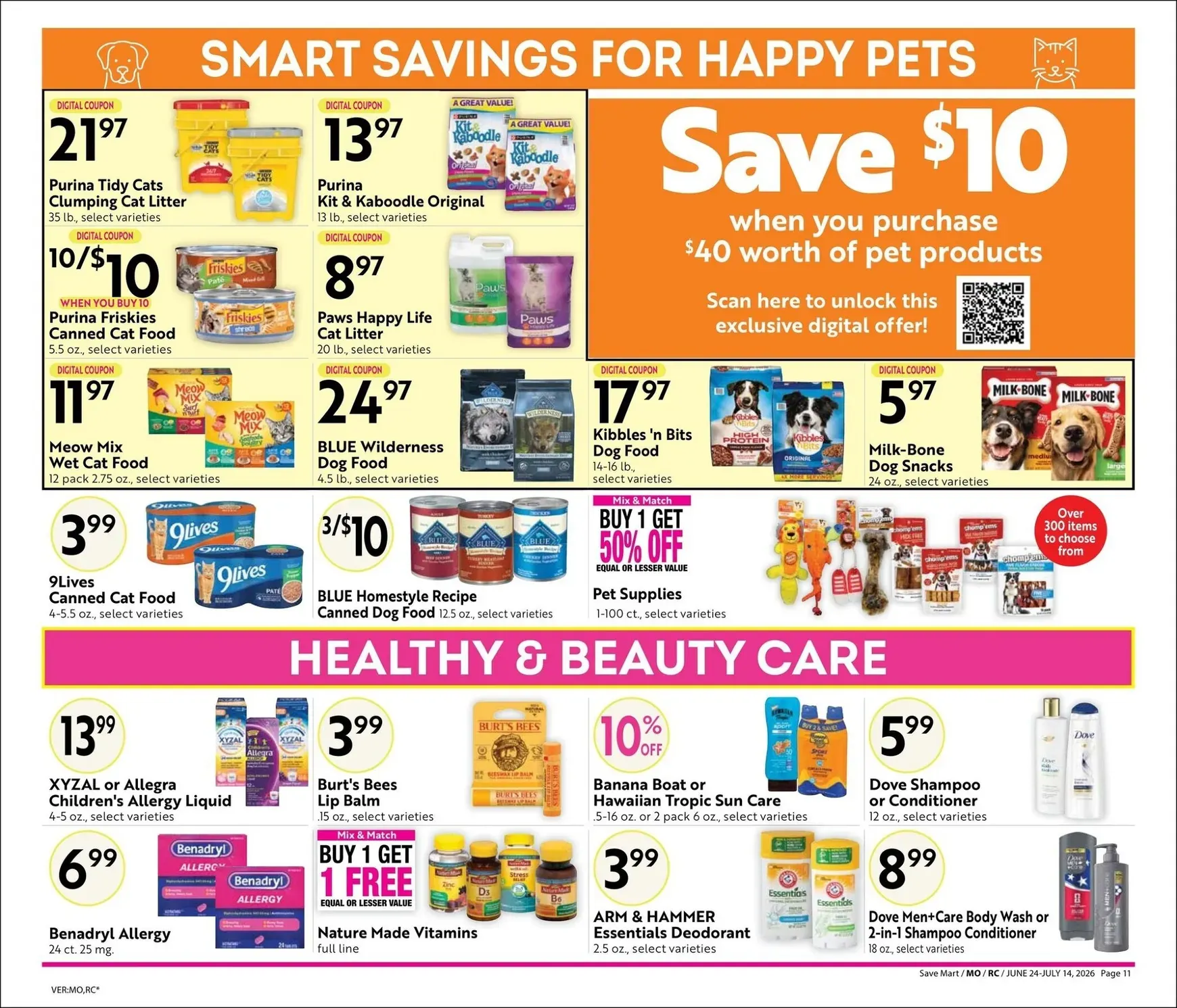 Weekly ad Current Save Mart - Steals & Deals leaflet valid from Wednesday 06/24/2026 to Tuesday 07/14/2026 from June 24 to July 14 2026 - Page 11