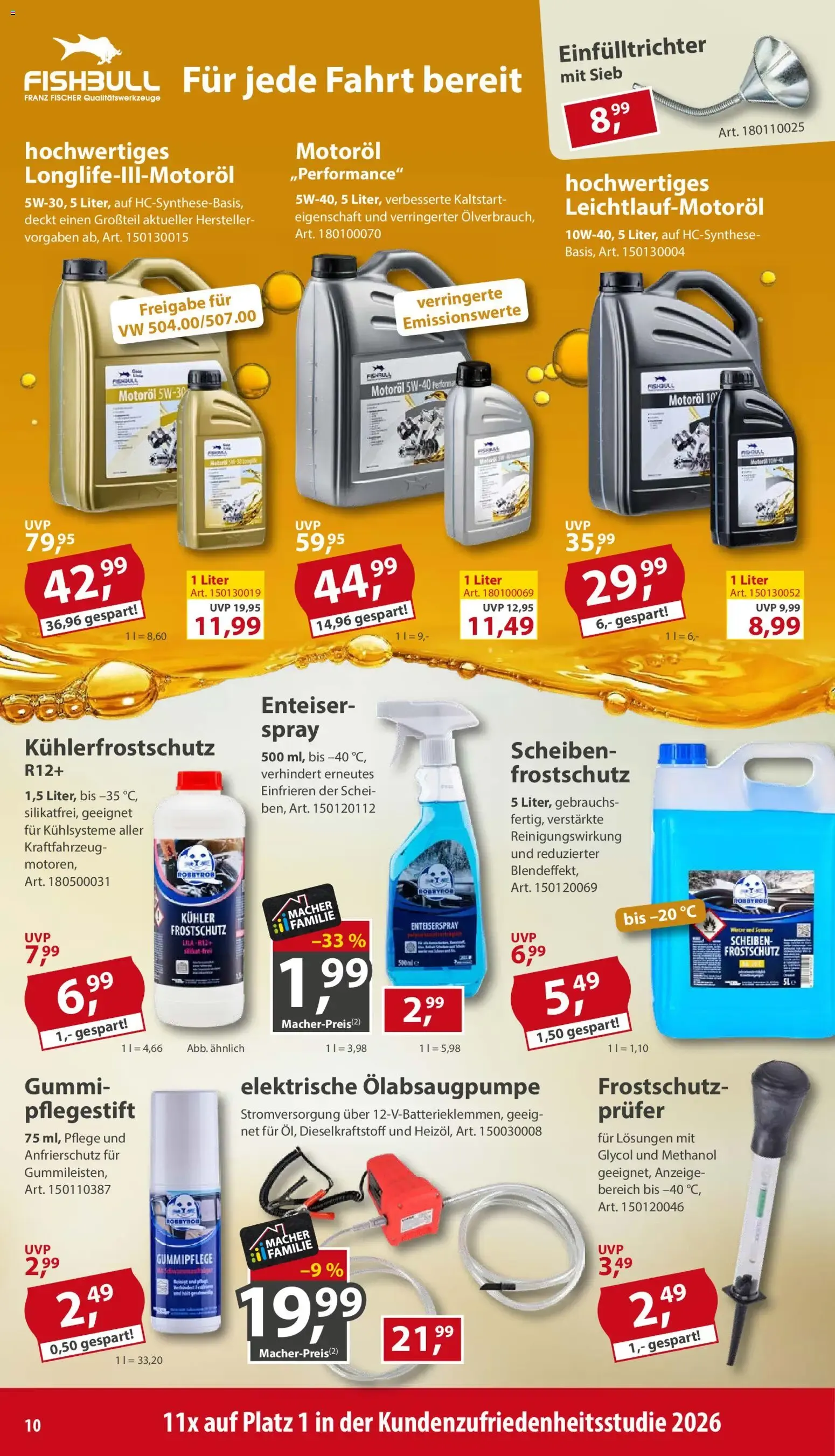 Sonderpreis Baumarkt Prospekt von 26. September bis 2. Oktober 2026 - Prospekt seite 10