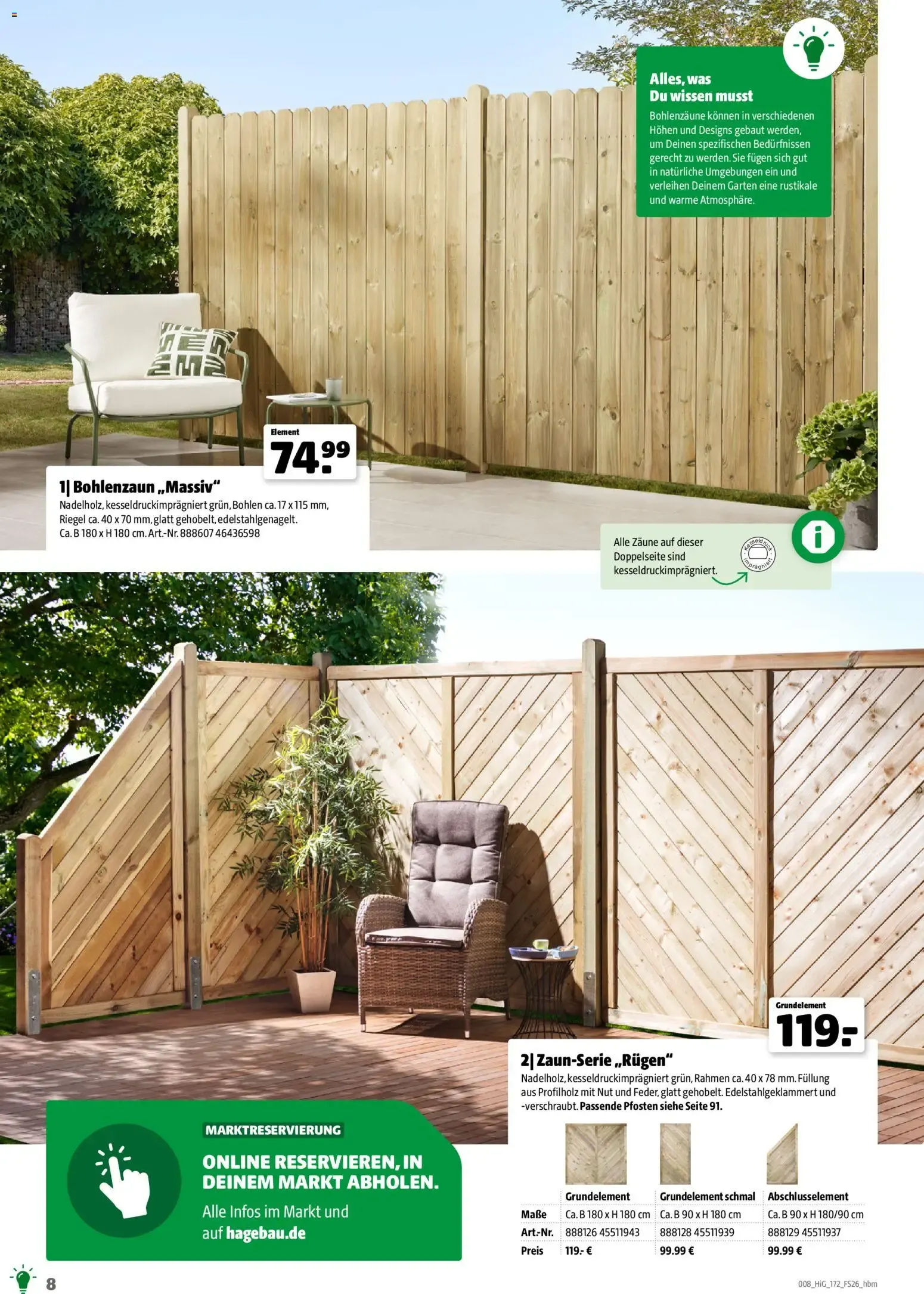 Hagebau Gartengestaltungsortiment (ab 02.03.2026) zum Blättern von 2. März bis 31. Dezember 2026 - Prospekt seite 8