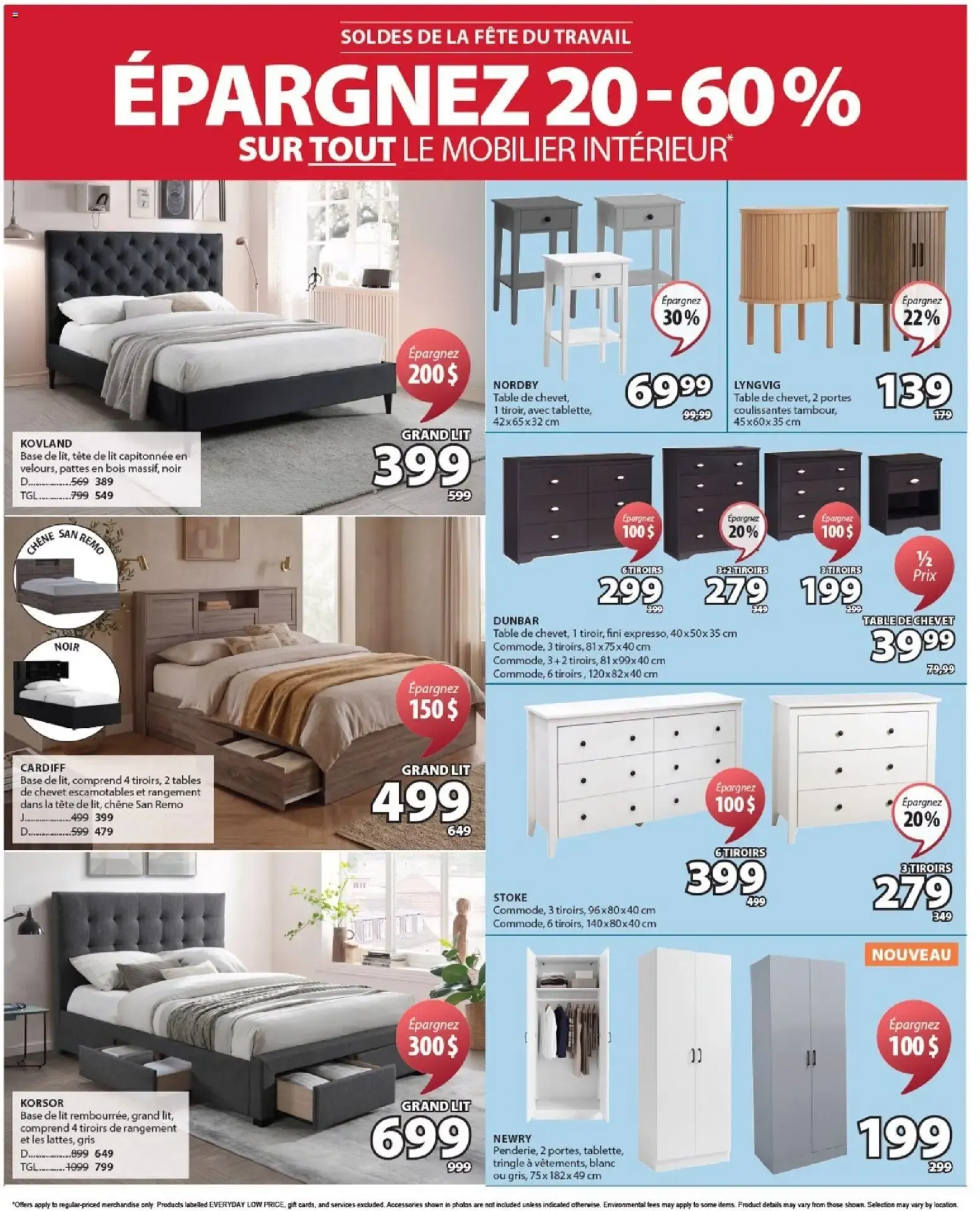 JYSK - Soldes de la Fête du Travail: Épargnez 20-60% from August 27 to September 9 2026 - flyer page 11