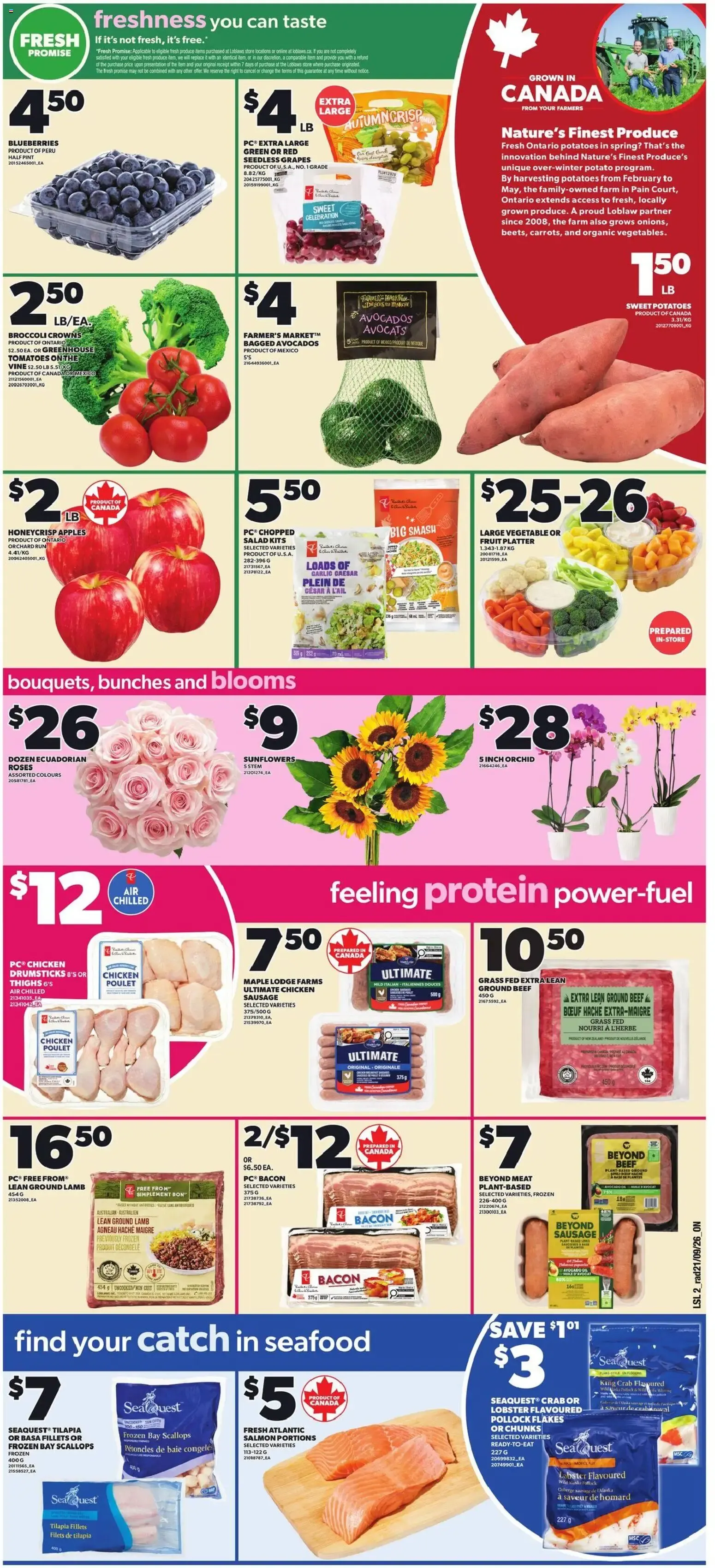 Loblaws weekly flyer / circulaire from Sep 24, 2026 > weekly specials & deals from September 24 to September 30 2026 - flyer page 3