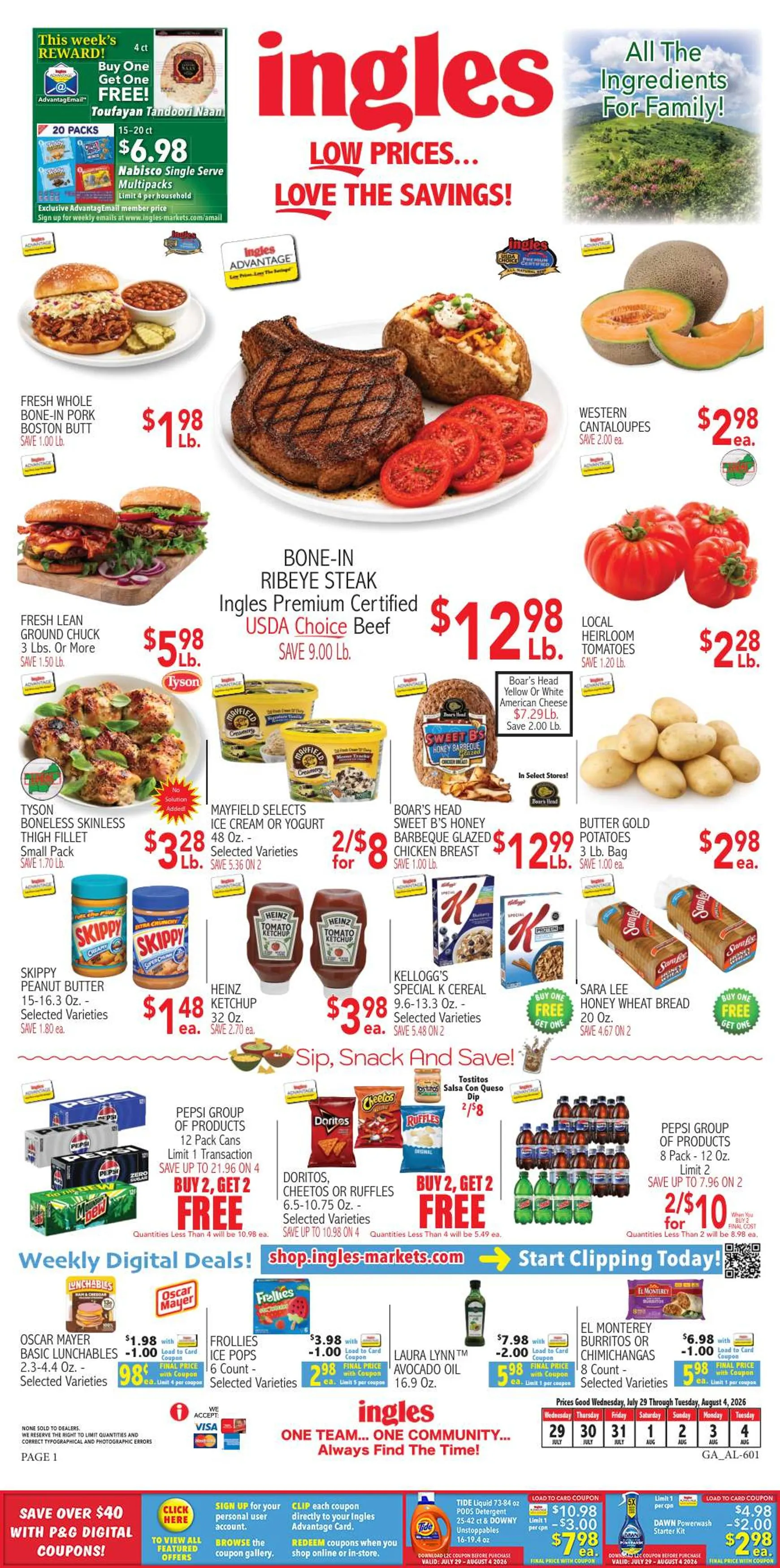 Weekly ad Current Ingles Markets leaflet valid from Wednesday 07/29/2026 to Tuesday 08/04/2026 from July 29 to August 4 2026 - Page 3
