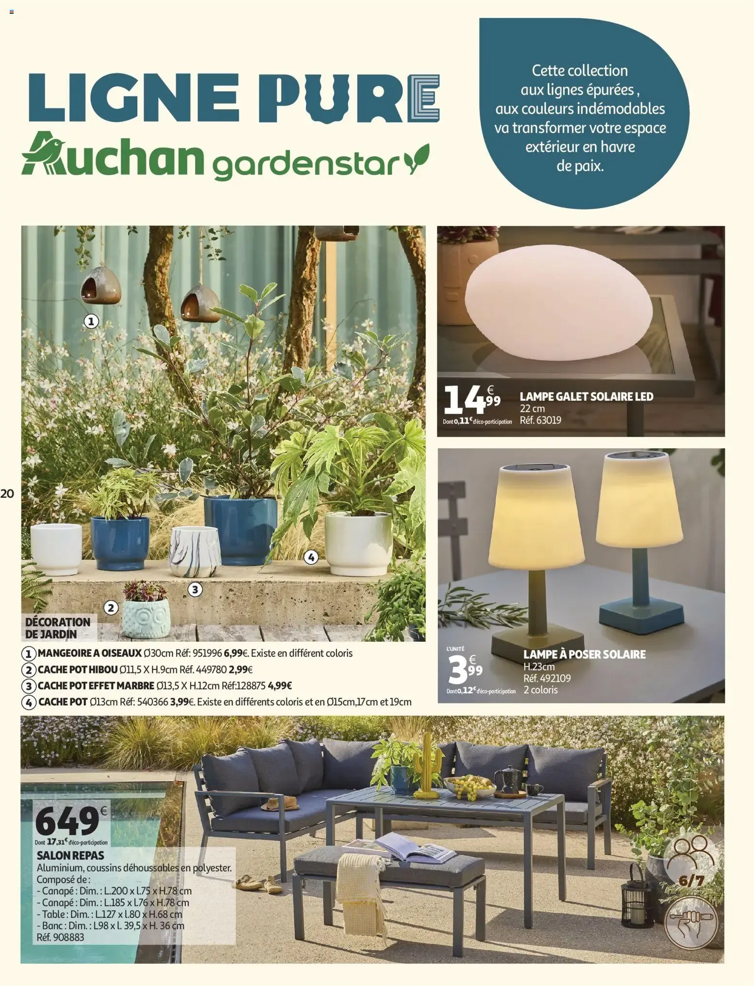Auchan - Jardinage, meubles jardin à partir du 03/03/2026 - promo en ligne du 3 mars au 14 juin 2026 - Catalogue page 20