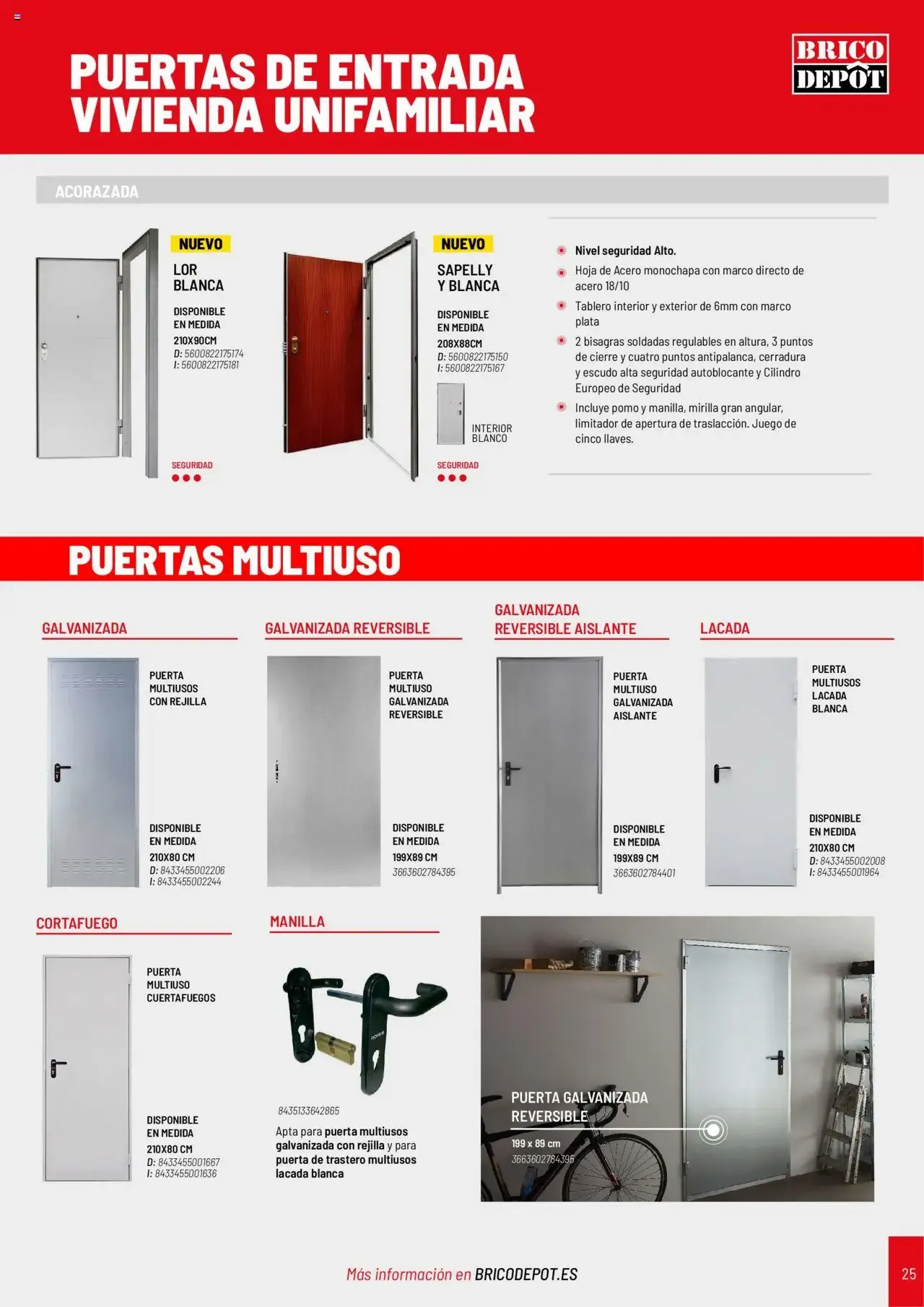 Catálogo de Brico Depôt Catálogo Puertas y Ventanas 2025 23 de julio al 30 de junio 2026 - Página 25
