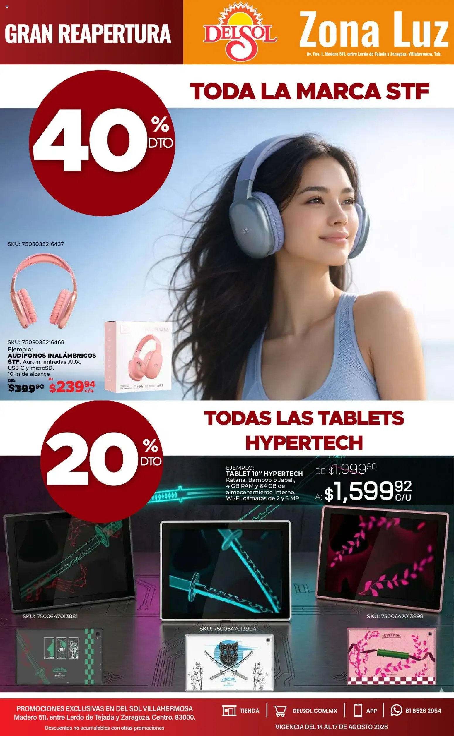 Catálogo de Del Sol Gran Reapertura y 4 Días de Grandes Promociones 14 de agosto al 17 de agosto 2026 - Pagina 13