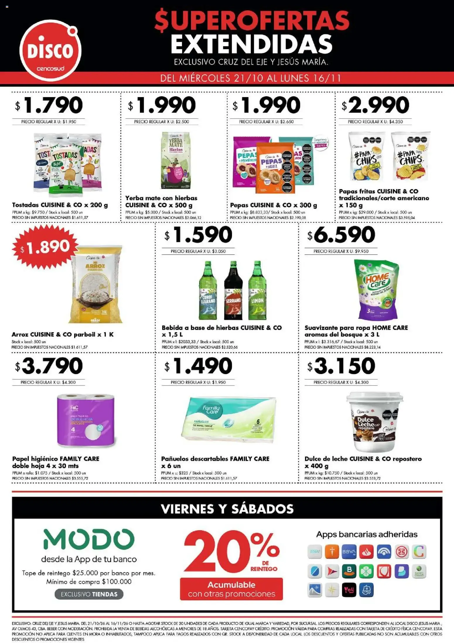 Ofertas de Disco - Superofertas Extendidas del 21/10/2026 - 16/11/2026 21 de octubre al 16 de noviembre 2026 - Página 6 del catálogo