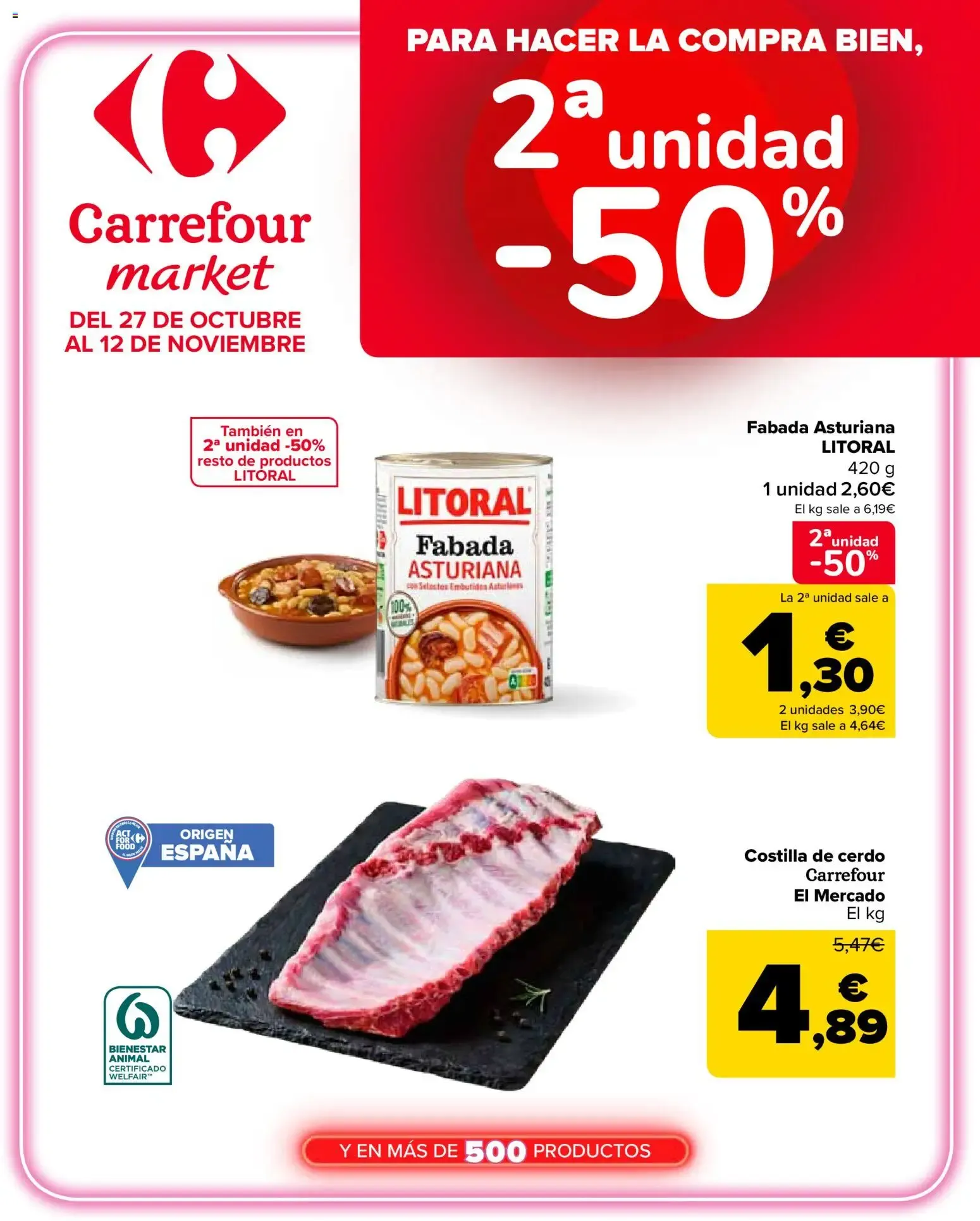 Catálogo de Carrefour Market 27 de octubre al 12 de noviembre 2026 - Página 1