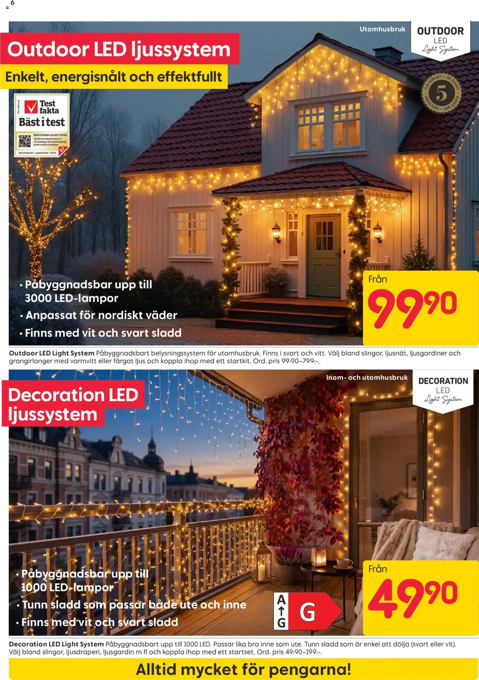 Rusta erbjudanden från 19/10/2026 - 25/10/2026 > Reklamblad nuvarande rabatter från 19 oktober till 25 oktober 2026 - Reklamblad sidor 6