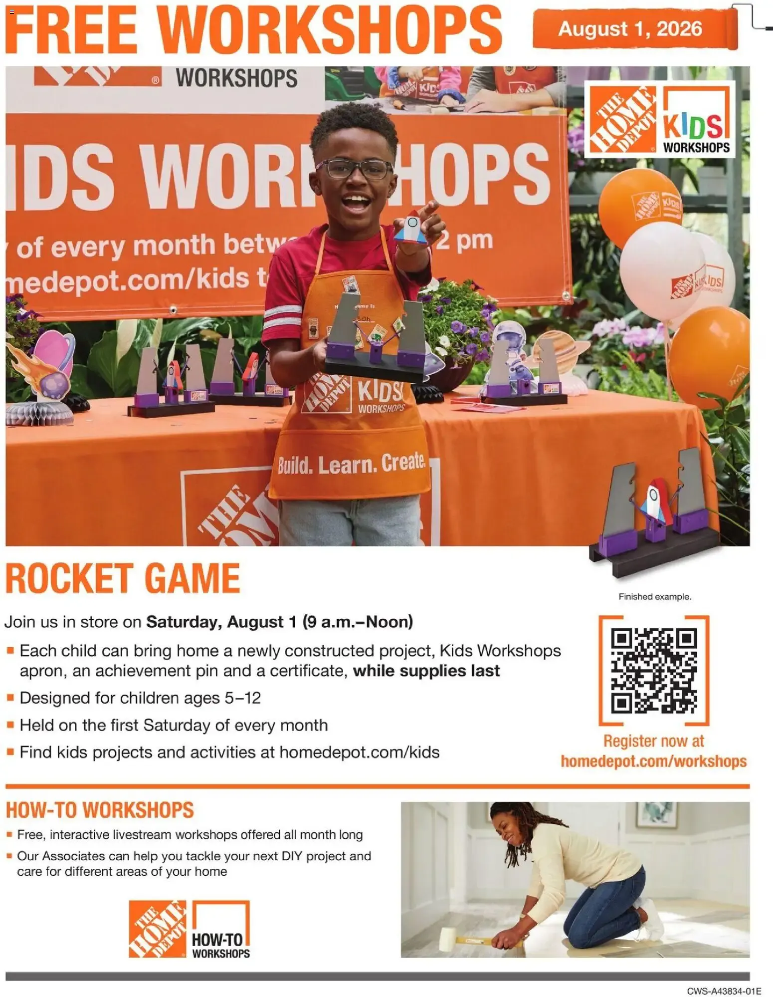 Home Depot Free Workshops