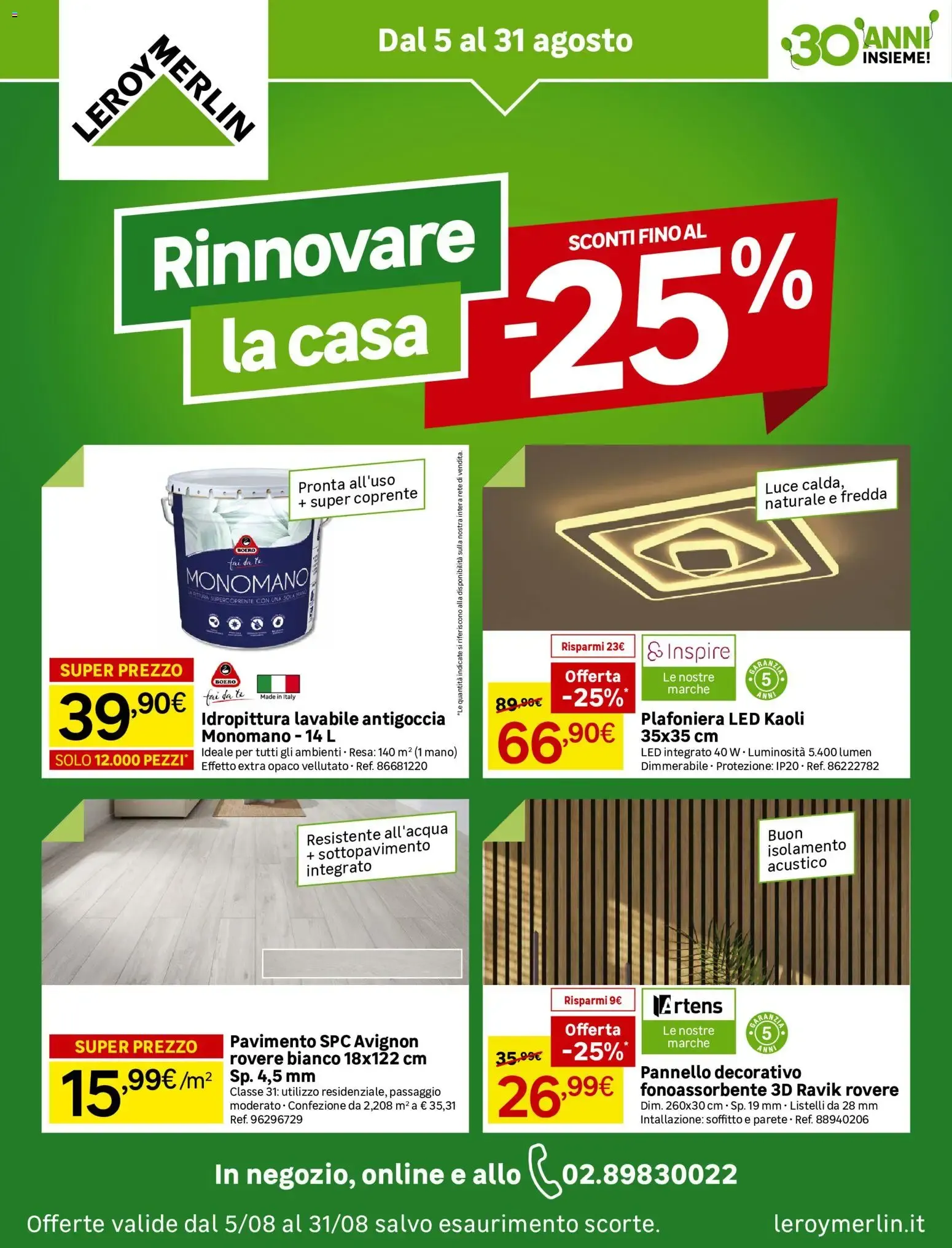 Rinnovare la casa da 5 agosto a 31 agosto di 2026 - Pagina del volantino 1