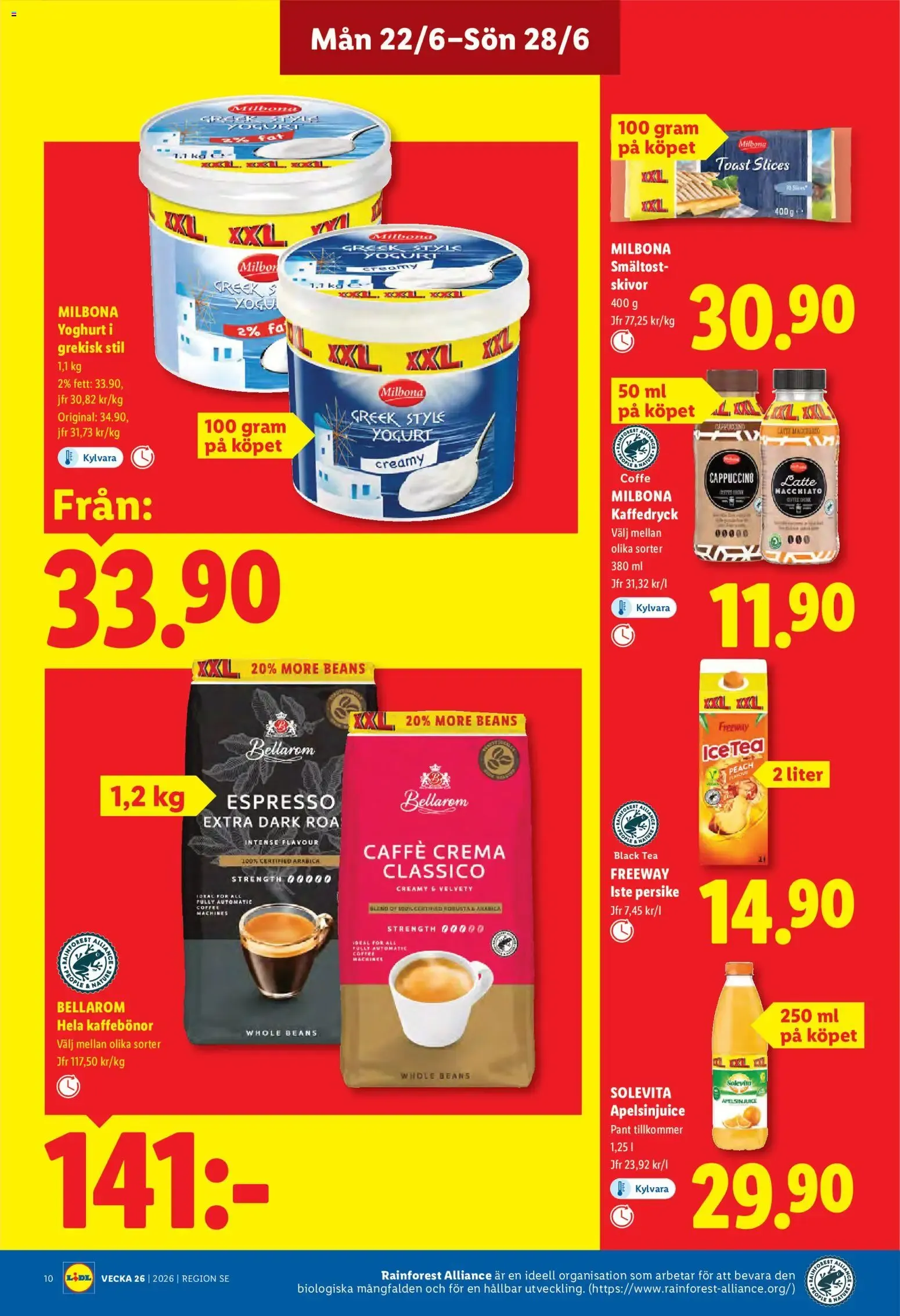 Lidl: Veckans erbjudanden 22/6-28/6 från 22 juni till 28 juni 2026 - Reklamblad sidor 10