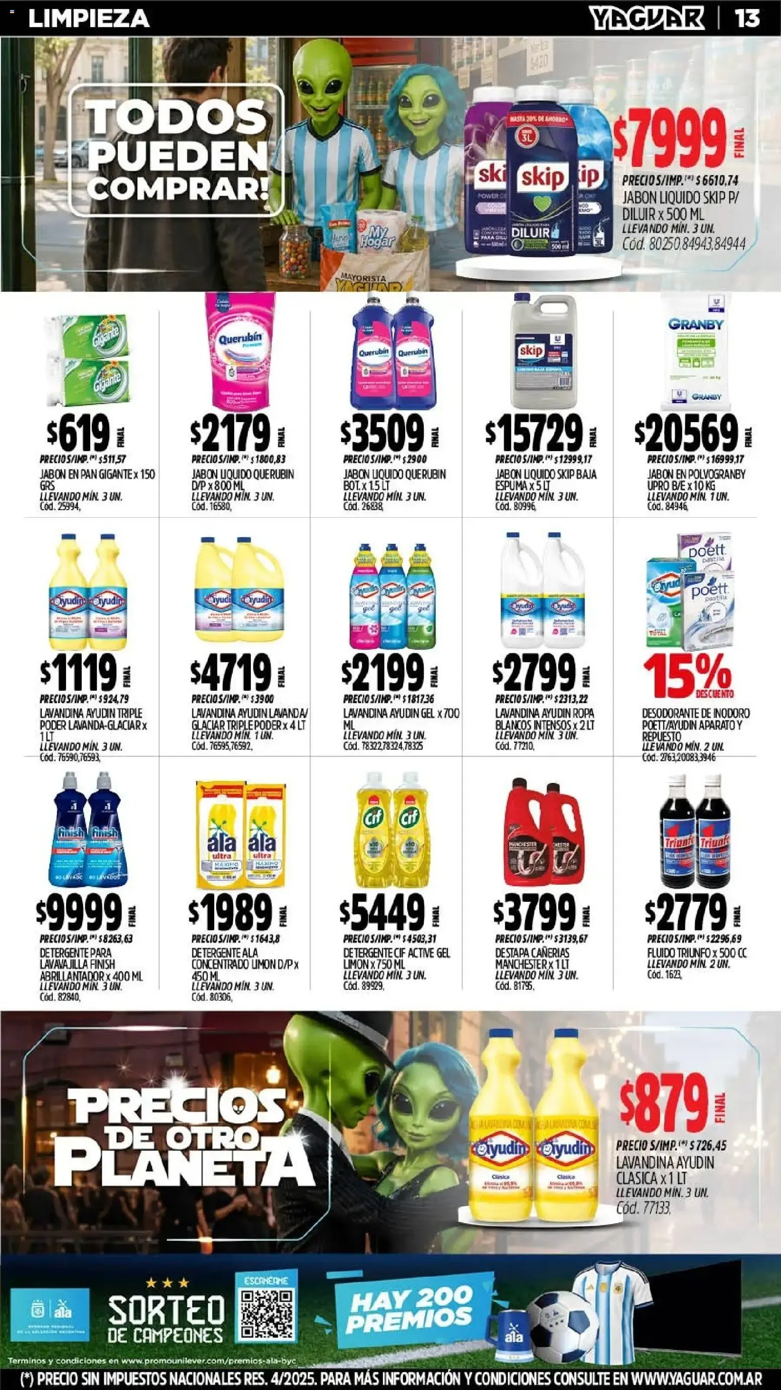 Ofertas de Yaguar - Oferta Semanal Trelew del 13/07/2026 - 19/07/2026 13 de julio al 19 de julio 2026 - Página 15 del catálogo