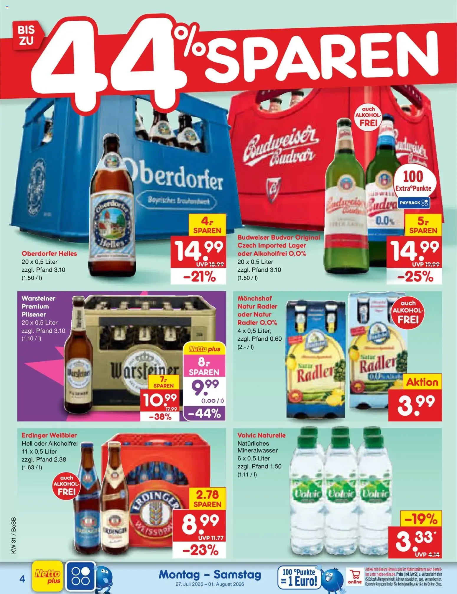 Netto Marken-Discount Prospekt (ab 27.07.2026) » Angebote von 27. Juli bis 1. August 2026 - Prospekt seite 4
