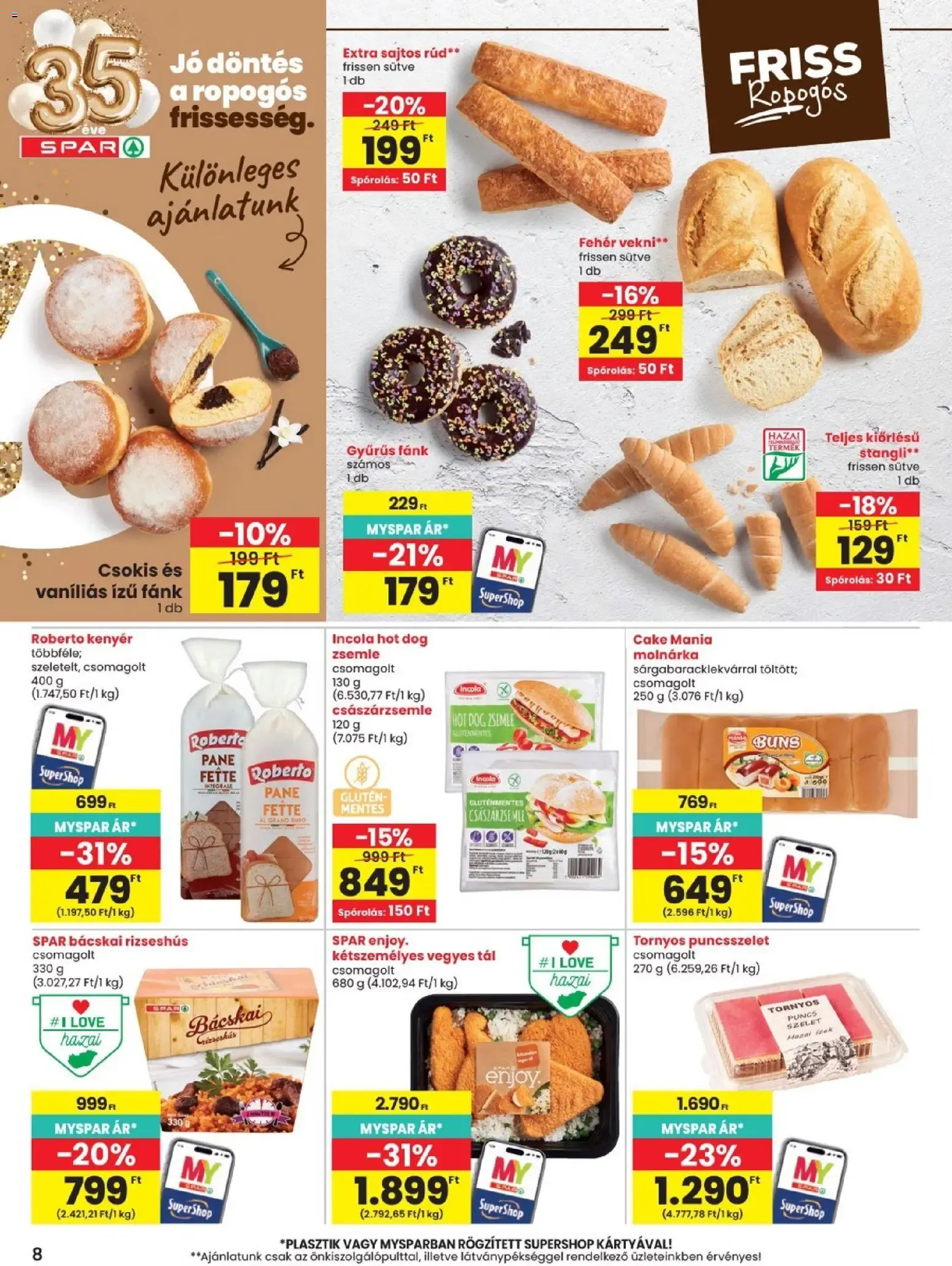 Katalógus SPAR Szülinapi akciók és szuper árak! augusztus 27.-tól szeptember 2.-ig 2026. - Oldal 8