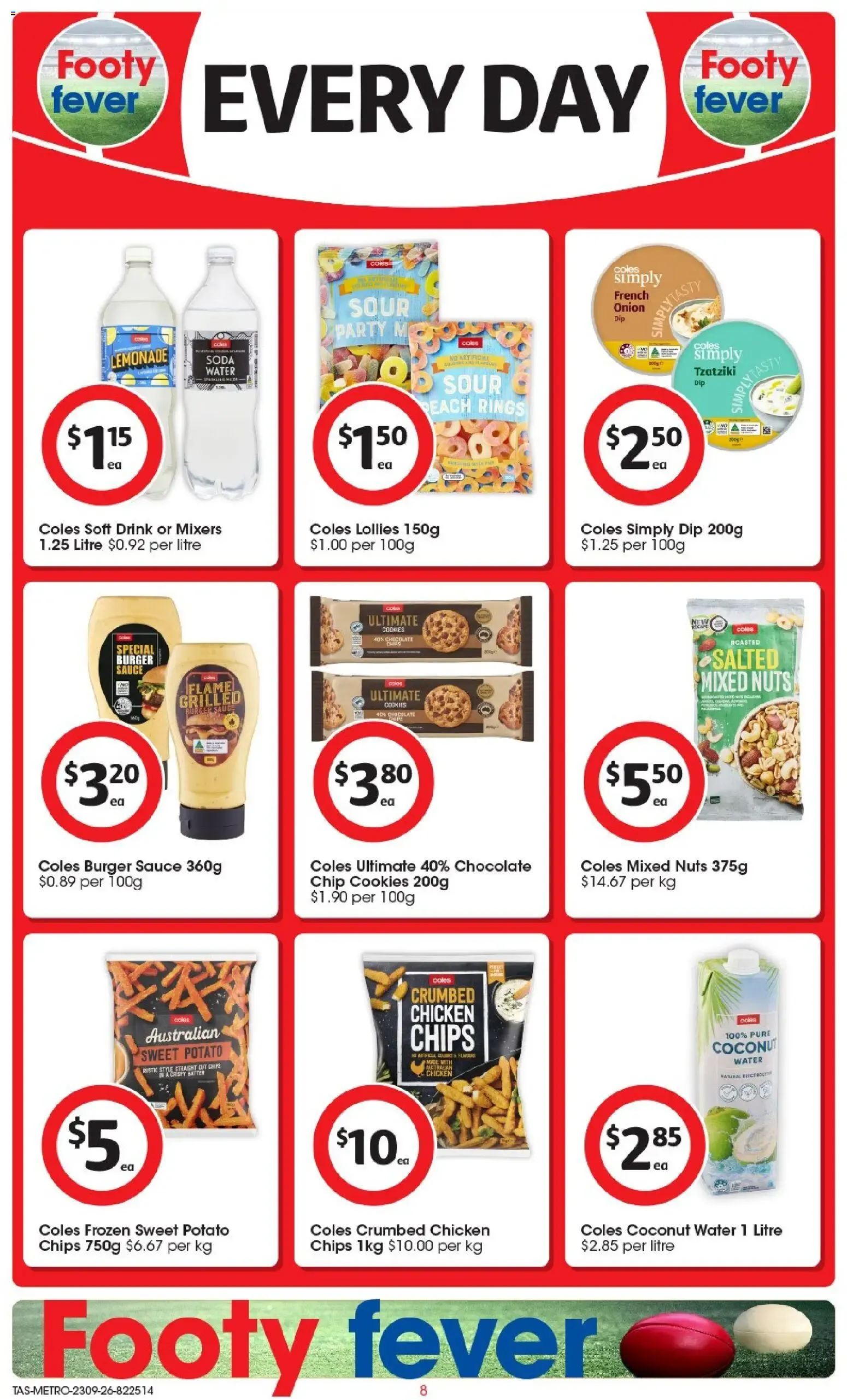 Coles - Footy fever - Catalogue valid from 23 September to 29 September 2026 - page 8