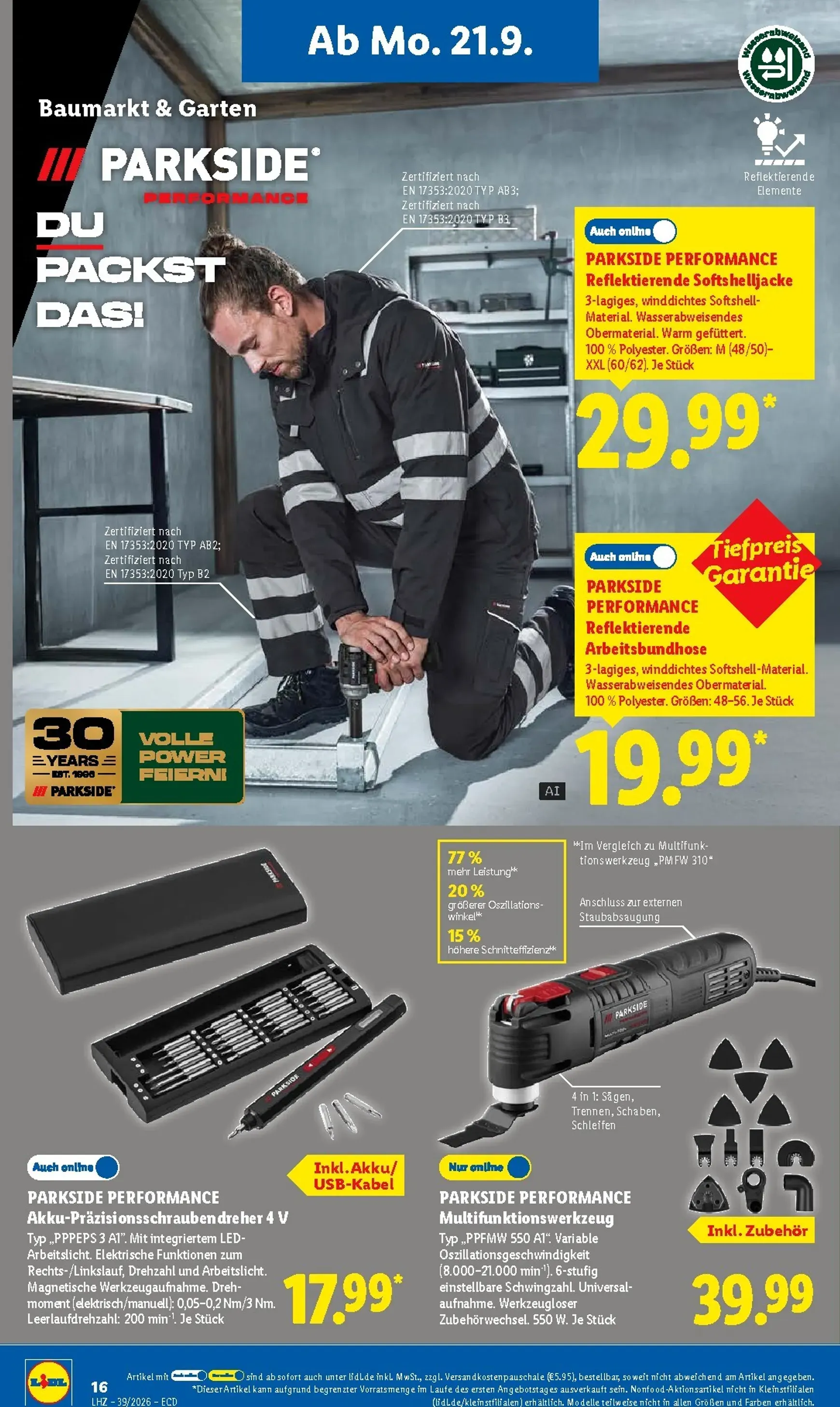 Lidl Prospekt nächste Woche – von Montag 21.09.2026 bis Samstag 26.09.2026 von 21. September bis 26. September 2026 - Prospekt seite 29