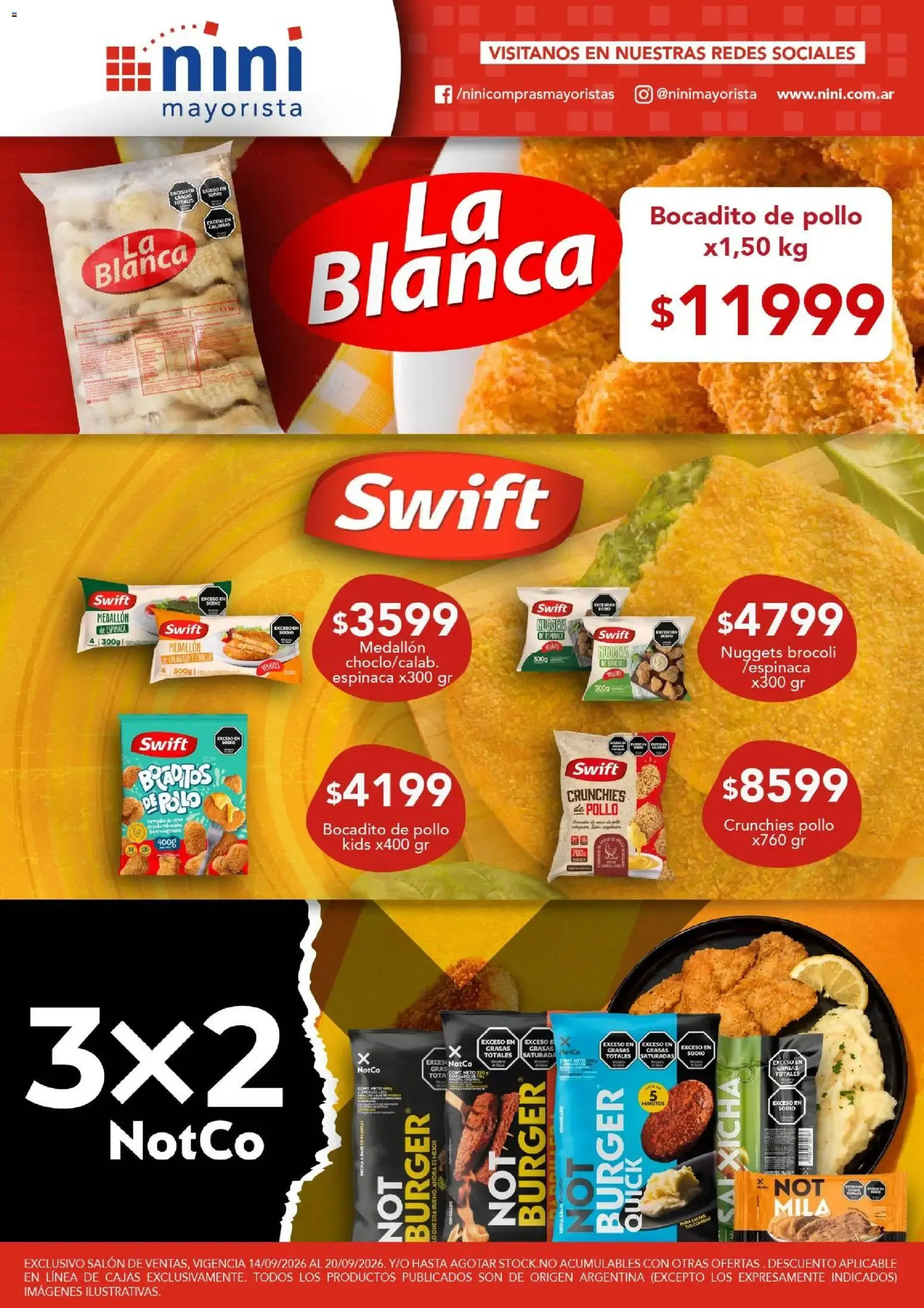 Ofertas de NINI Mayorista catálogo del 14/09/2026 - 20/09/2026 14 de septiembre al 20 de septiembre 2026 - Página 42 del catálogo