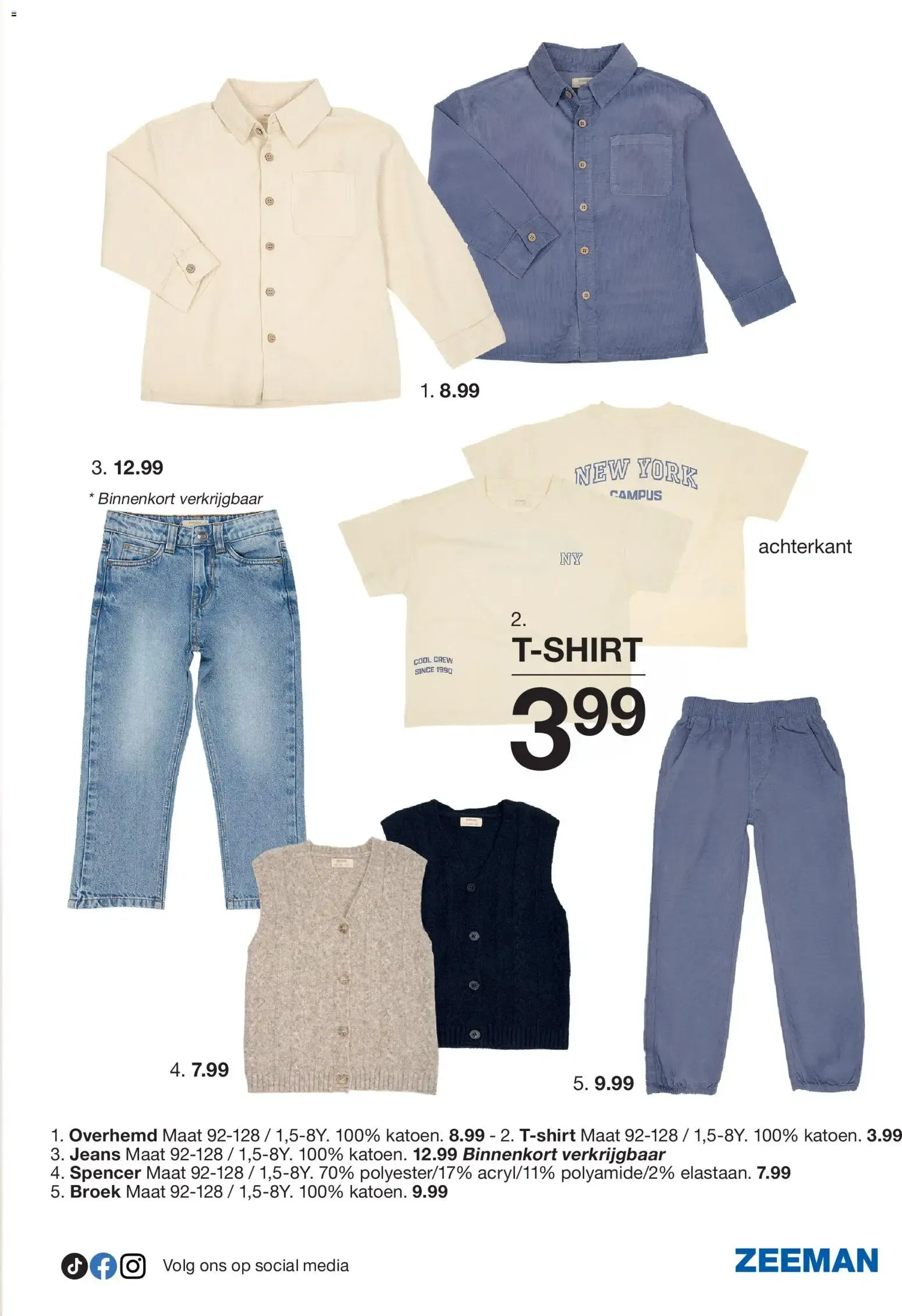Zeeman: Onze nieuwe kindercollectie is binnen. van 8 augustus tot 21 augustus 2026 - Folder pagina 7