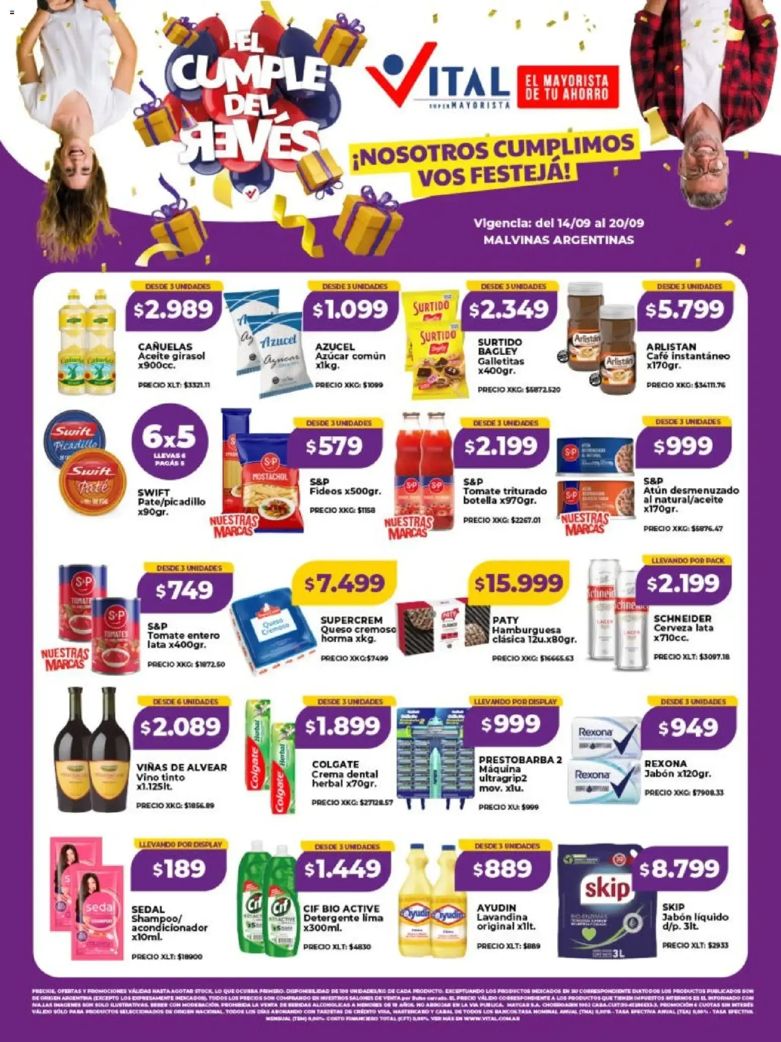 Ofertas de Vital - Ofertas || del 14/09/2026 - 20/09/2026 || Catálogo 14 de septiembre al 20 de septiembre 2026 - Página 1 del catálogo