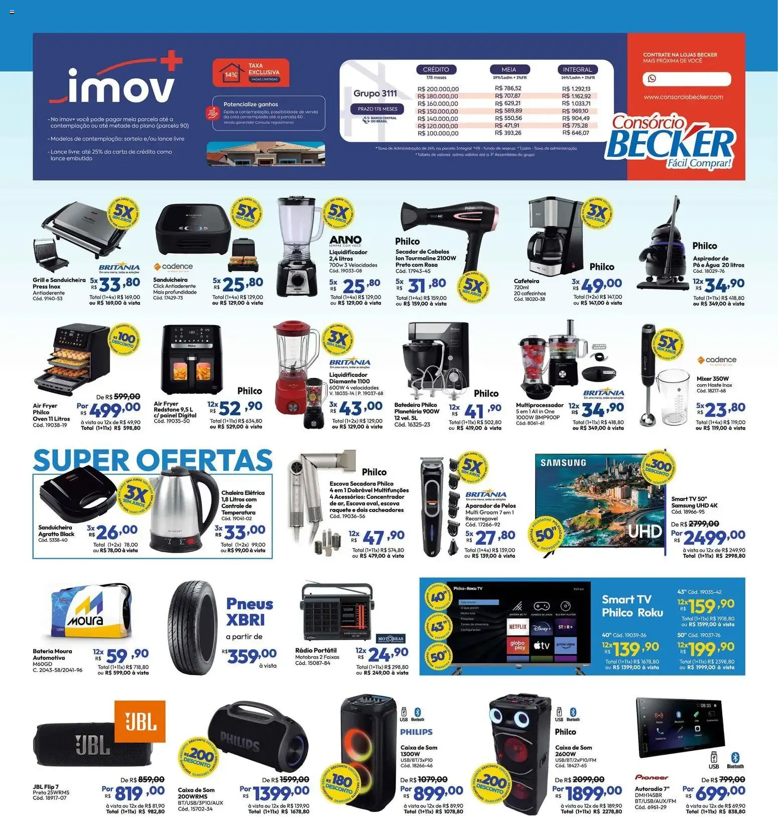 Encarte de Lojas Becker ofertas Agosto de 01/08/2026 | Promoções Online 1 de agosto até 31 de agosto 2026 - Pagina 2