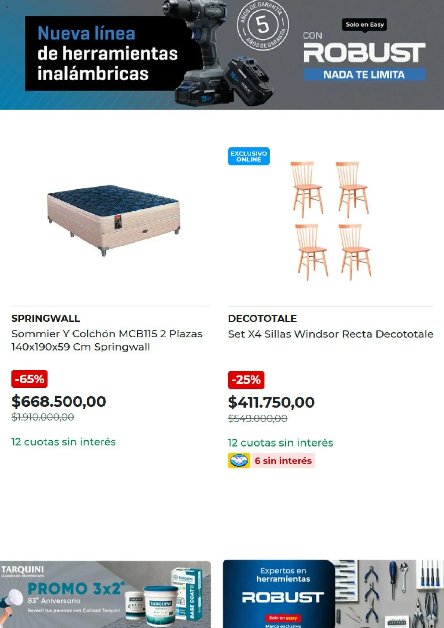 Ofertas de Easy Cencosud - Inigualables Colección Exclusiva Online 30 de junio al 31 de julio 2026 - Página 2 del catálogo