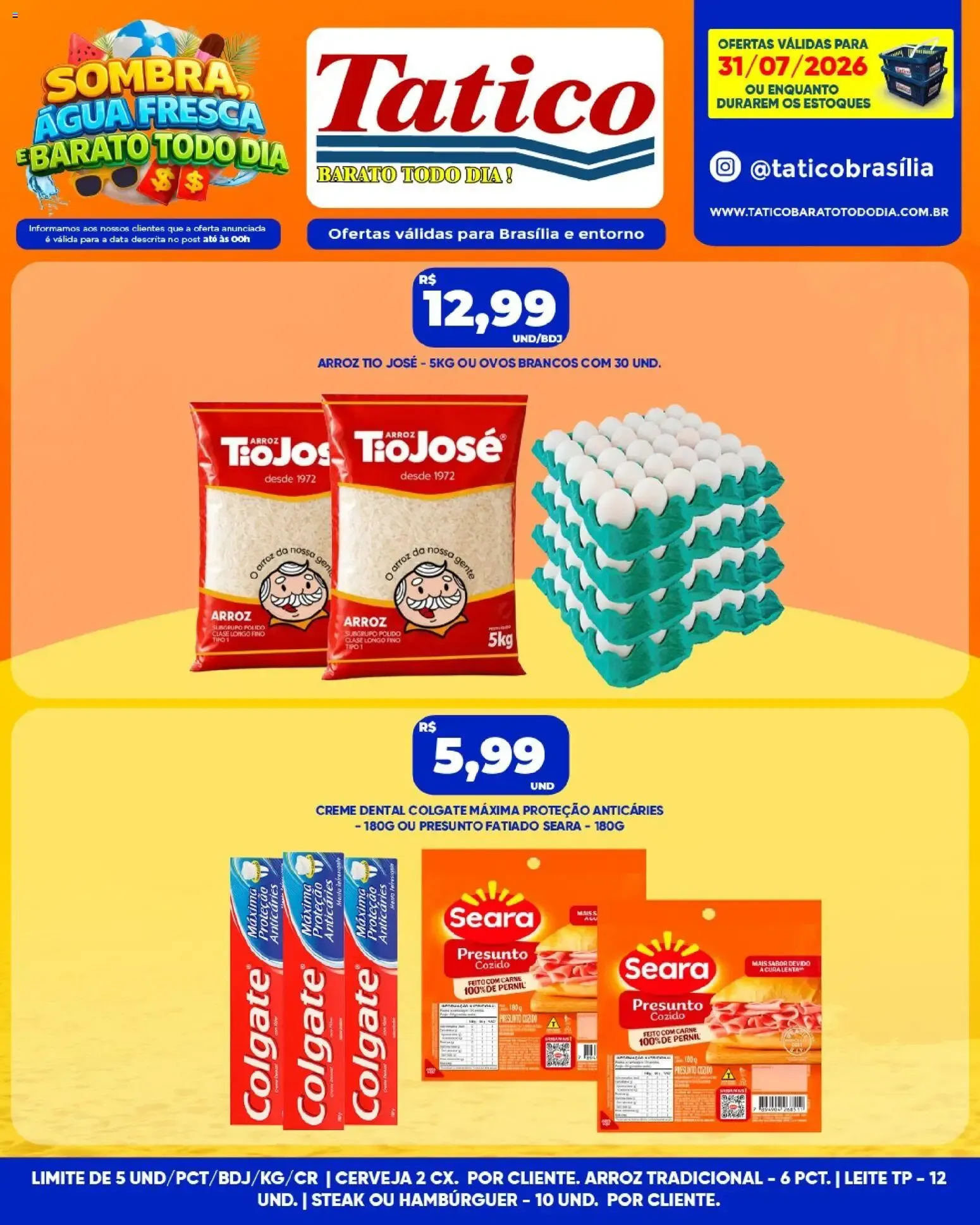 Encarte de Tatico ofertas Fim de Semana de 01/08/2026 | Promoções Online 1 de agosto até 2 de agosto 2026 - Pagina 36