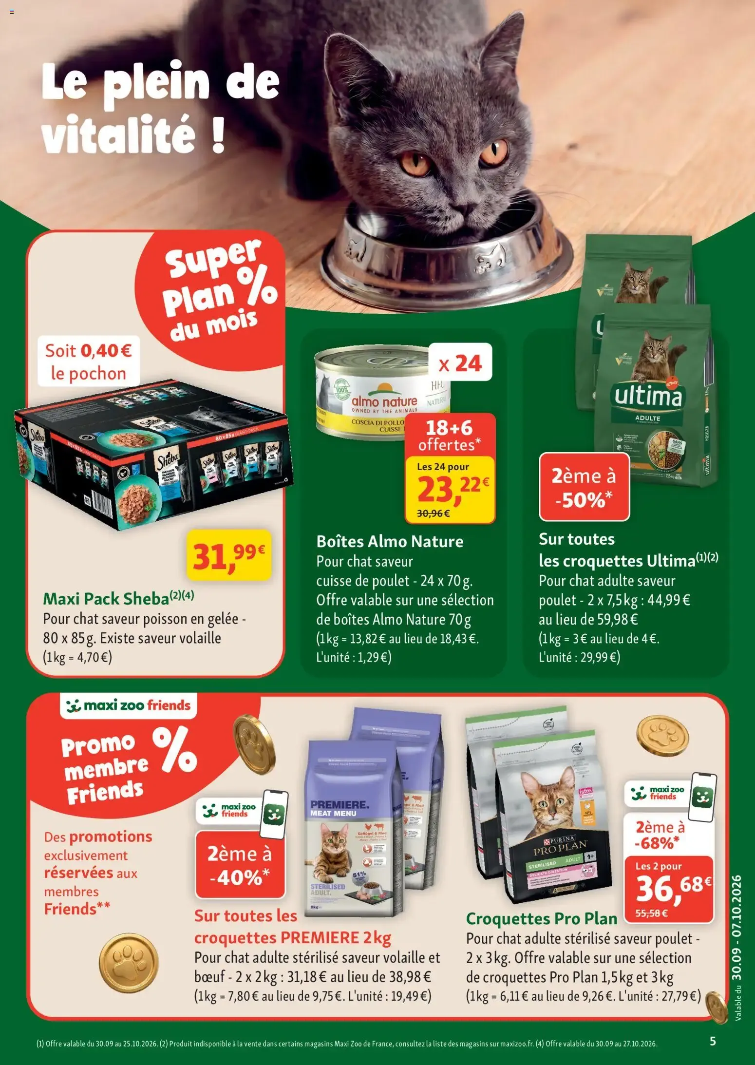 Maxi ZOO catalogue 30/09/2026 - nouveau prospectus du 30 septembre au 7 octobre 2024 - Catalogue page 5