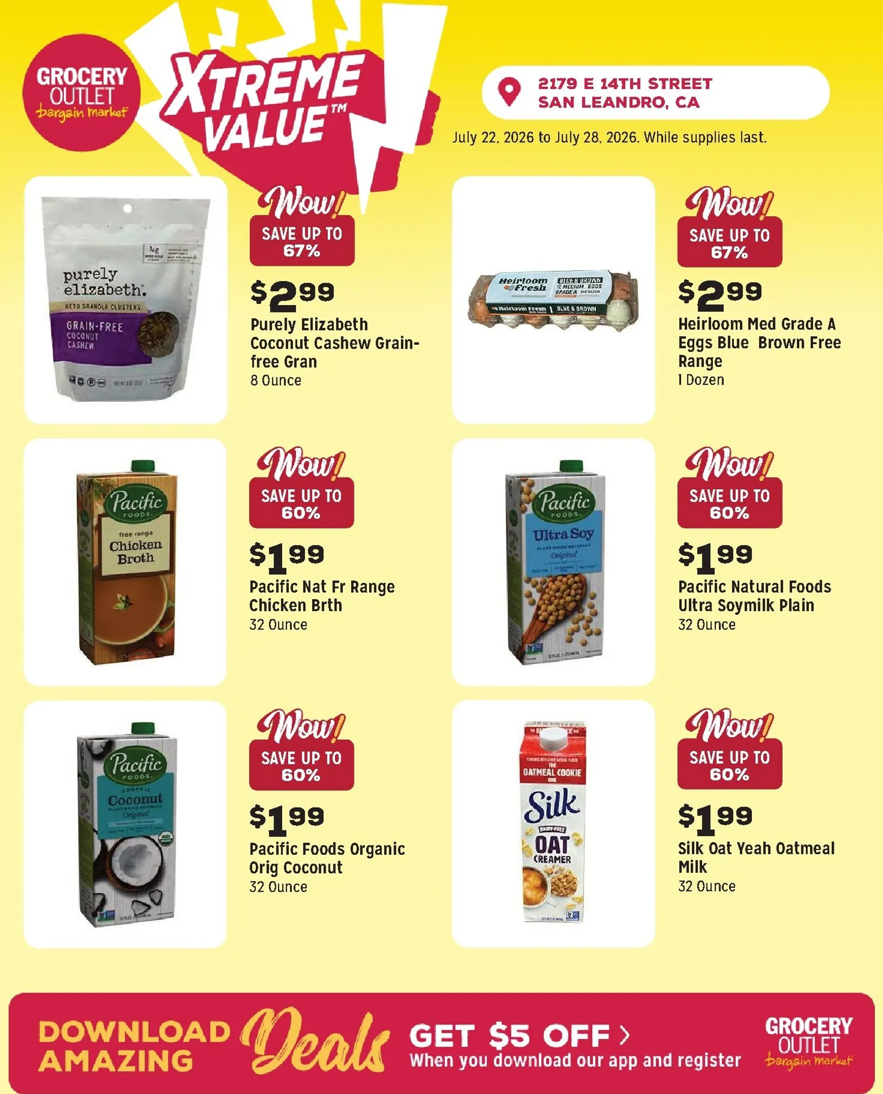 Weekly ad Current Grocery Outlet leaflet valid from Wednesday 07/22/2026 to Tuesday 07/28/2026 from July 22 to July 28 2026 - Page 4