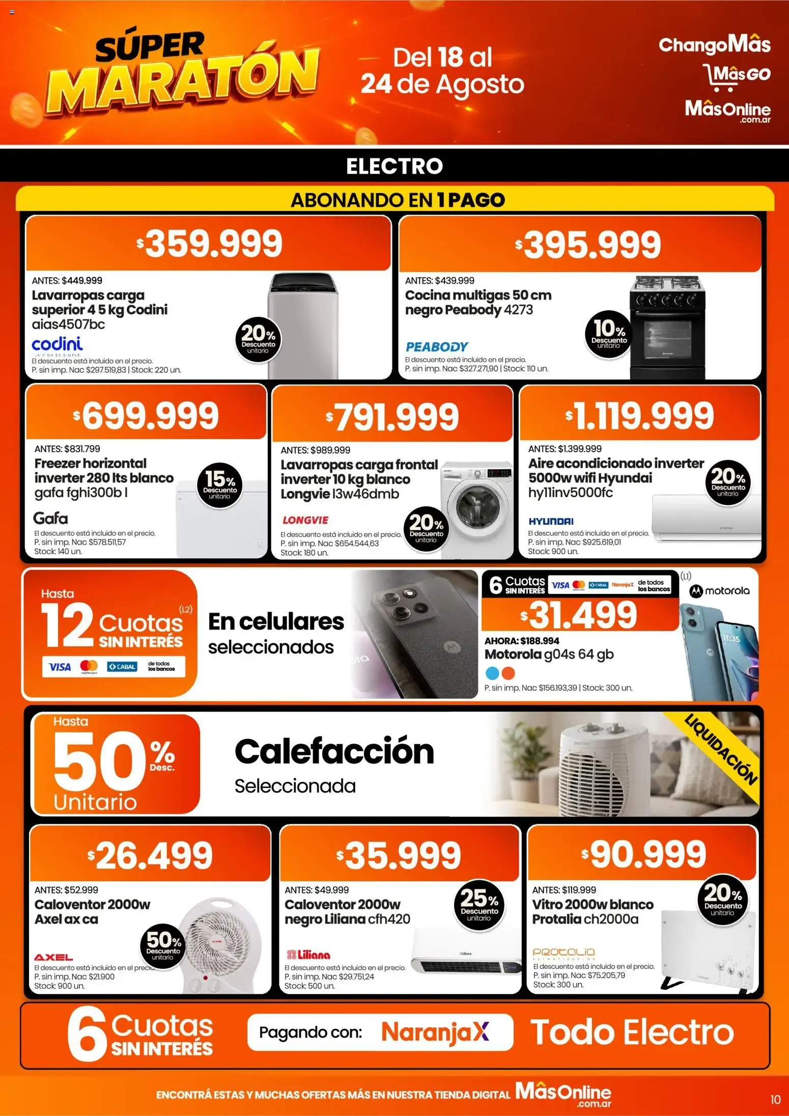 Ofertas de ChangoMás SÚPER MARATÓN 18 de agosto al 24 de agosto 2026 - Página 10 del catálogo