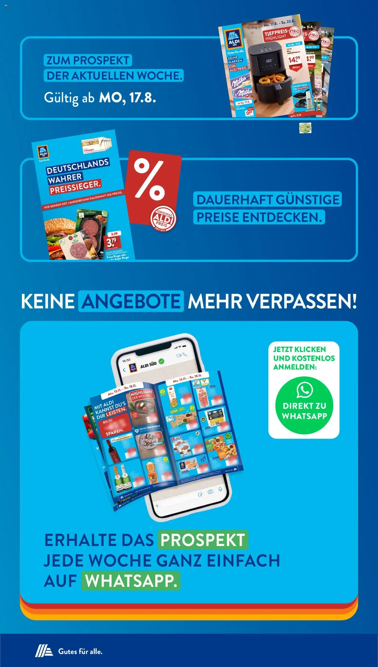 ALDI SÜD Tiefpreis-Highlight Prospekt von 31. August bis 5. September 2026 - Prospekt seite 20