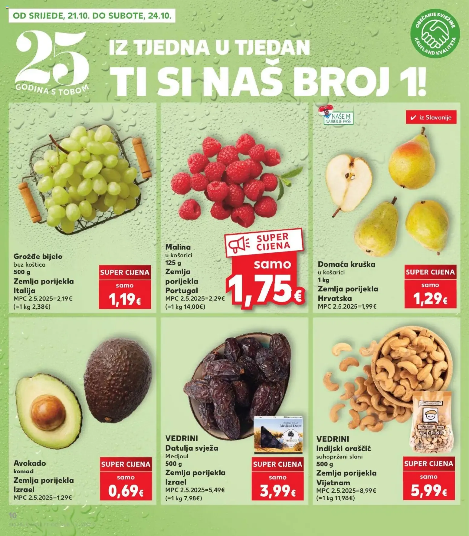Katalog Kaufland Katalog novi od 21.10.2026 na listanje > letak digitalni od 21. listopada do 27. listopada 2026. - Pregled Stranica 10